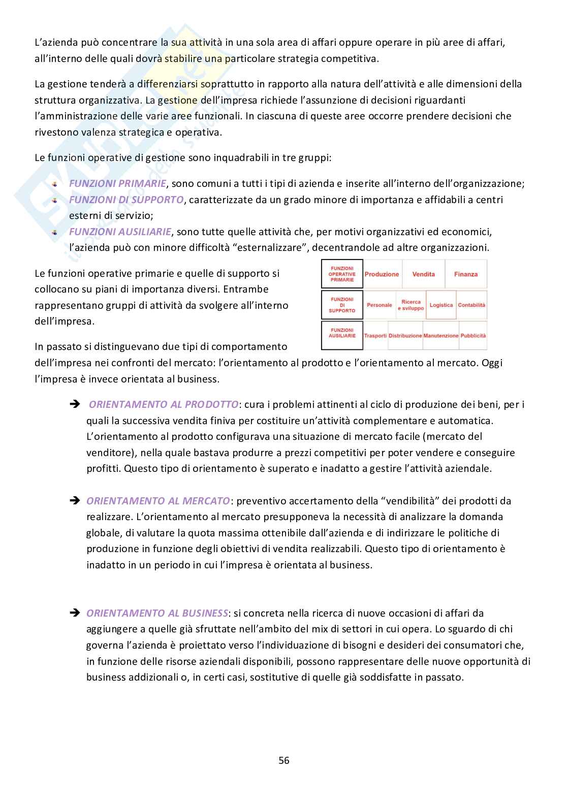 Economia e gestione delle imprese Pag. 56