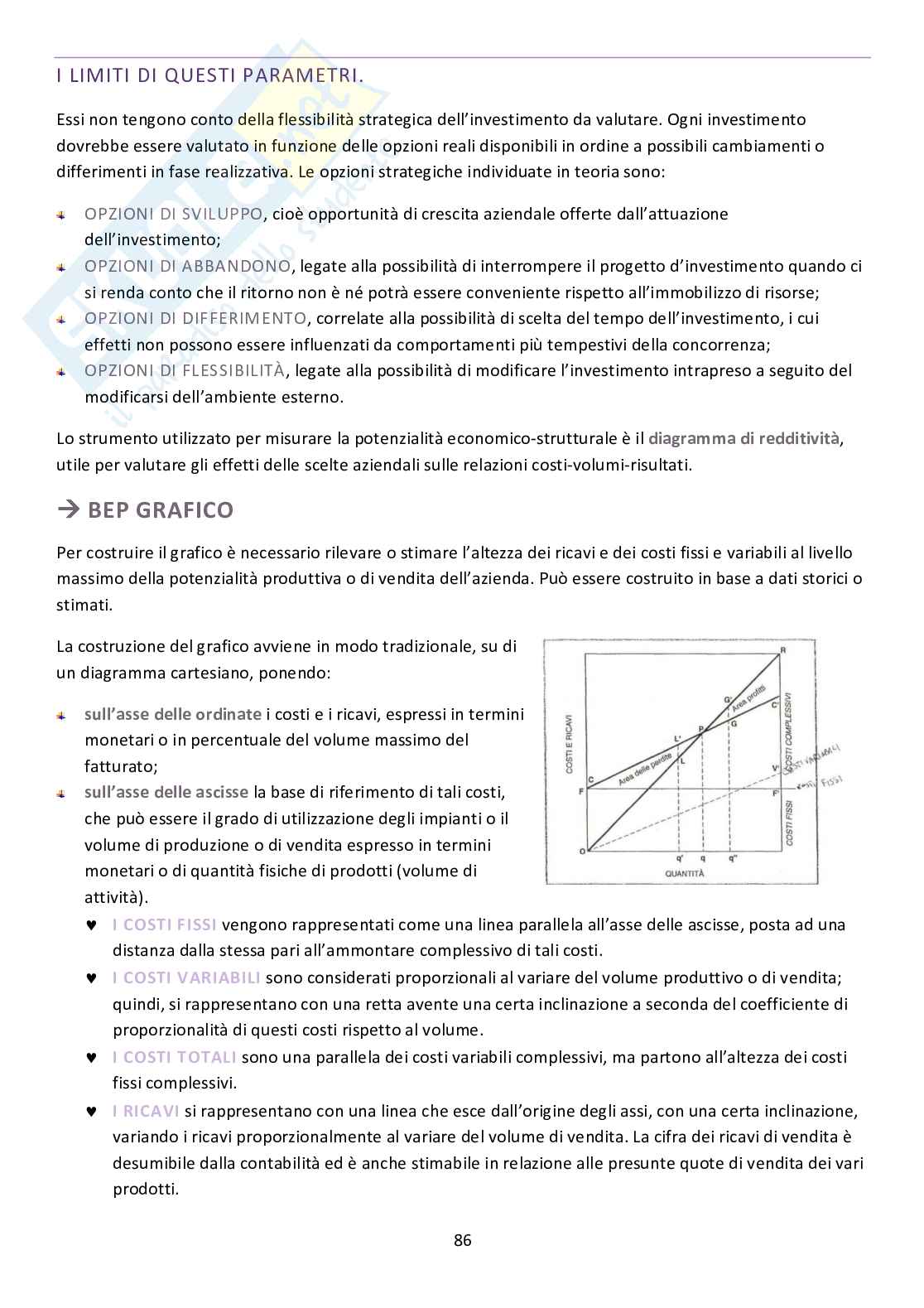 Economia e gestione delle imprese Pag. 86