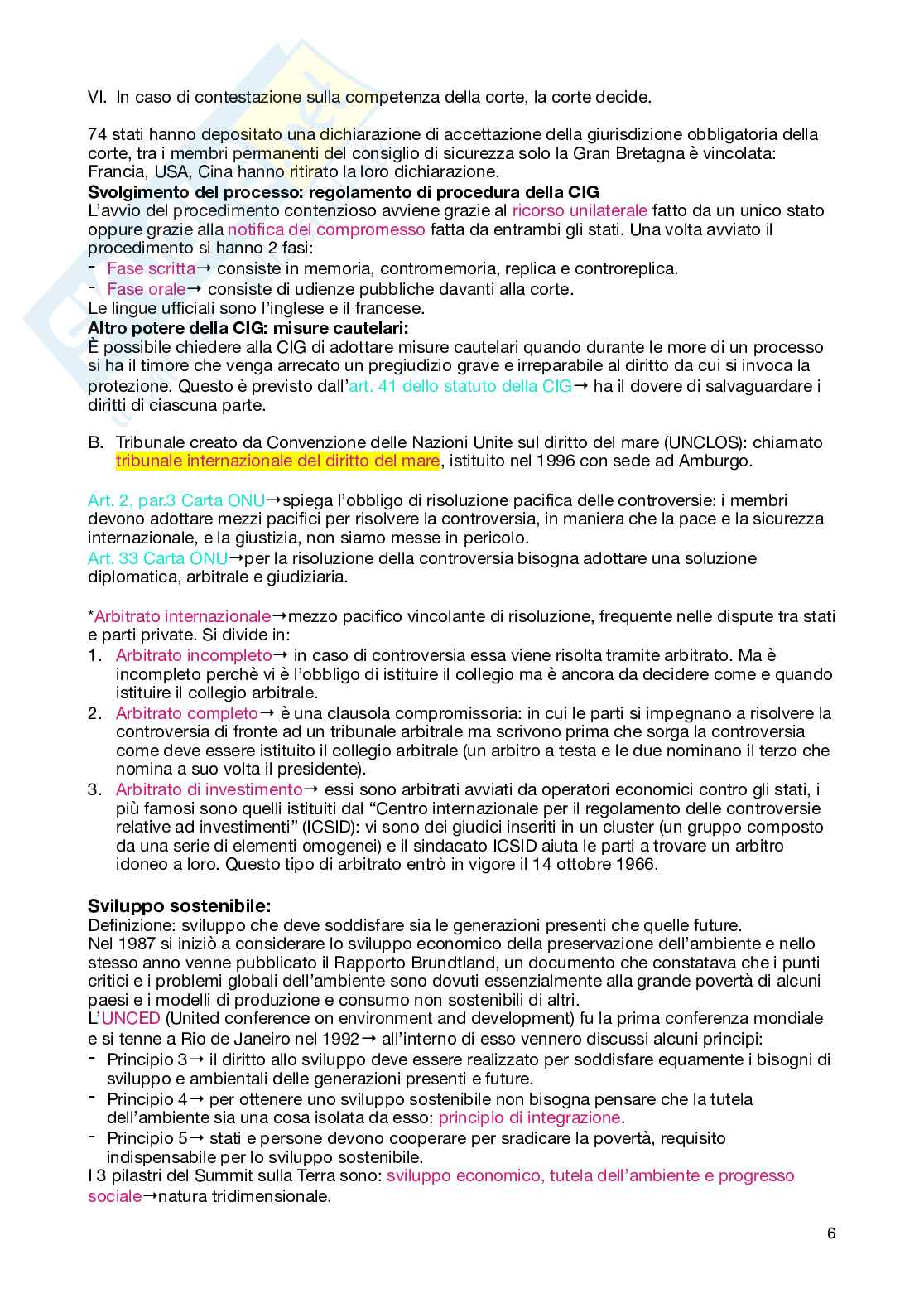 Diritto internazionale Pag. 6