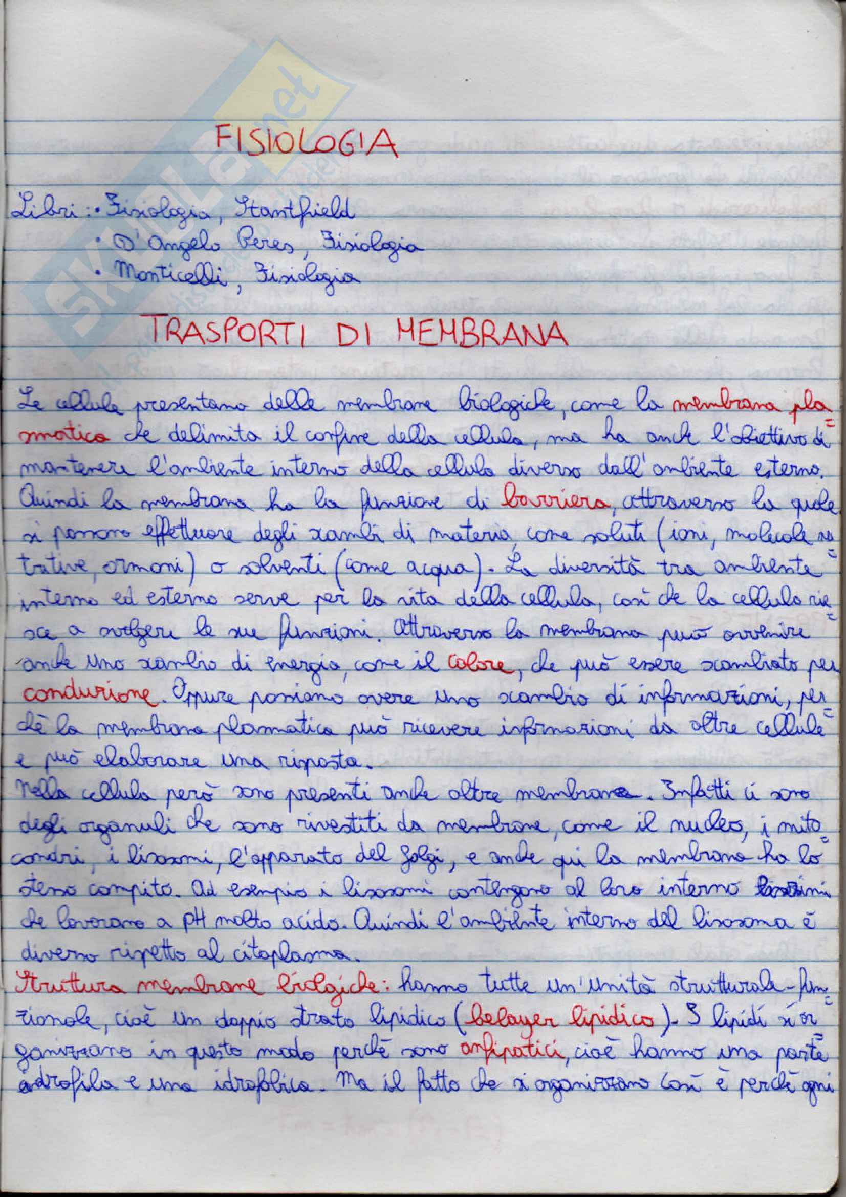 Fisiologia Pag. 1