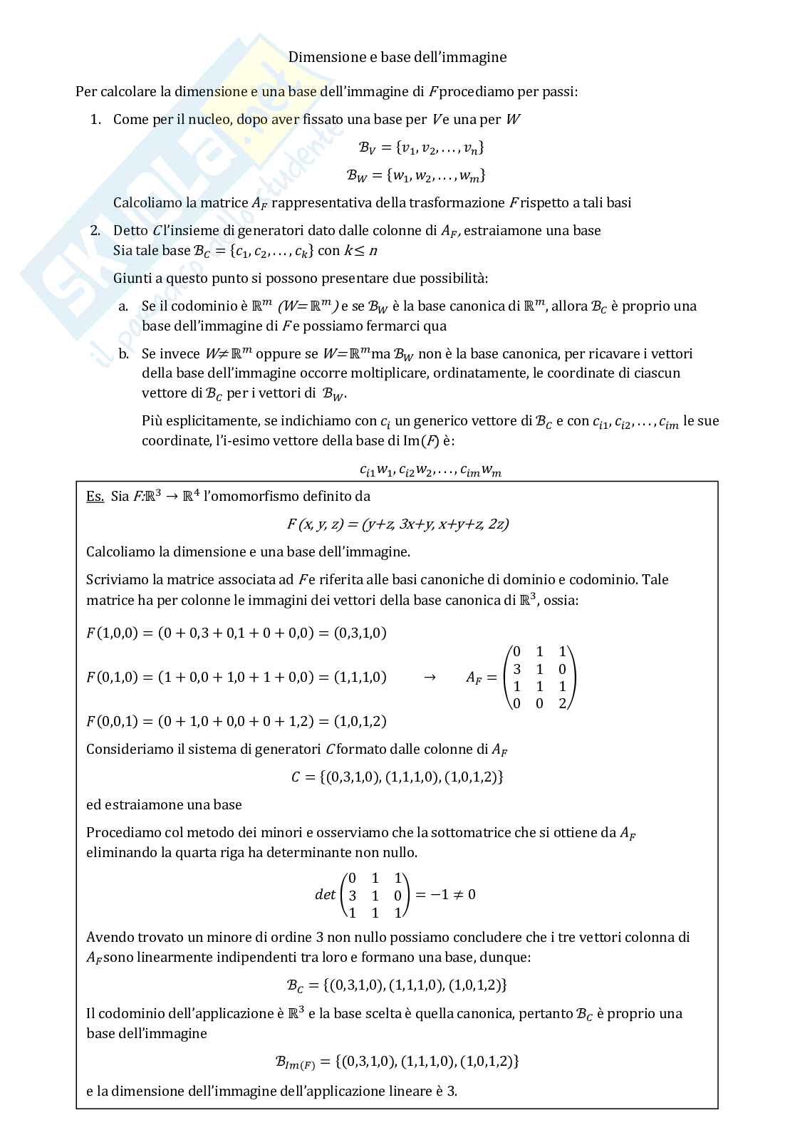 Appunti Geometria e algebra Pag. 41