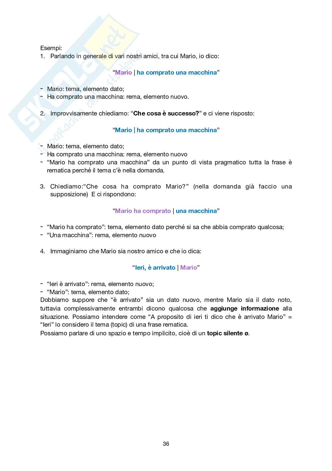 Appunti completi di Linguistica generale Pag. 36