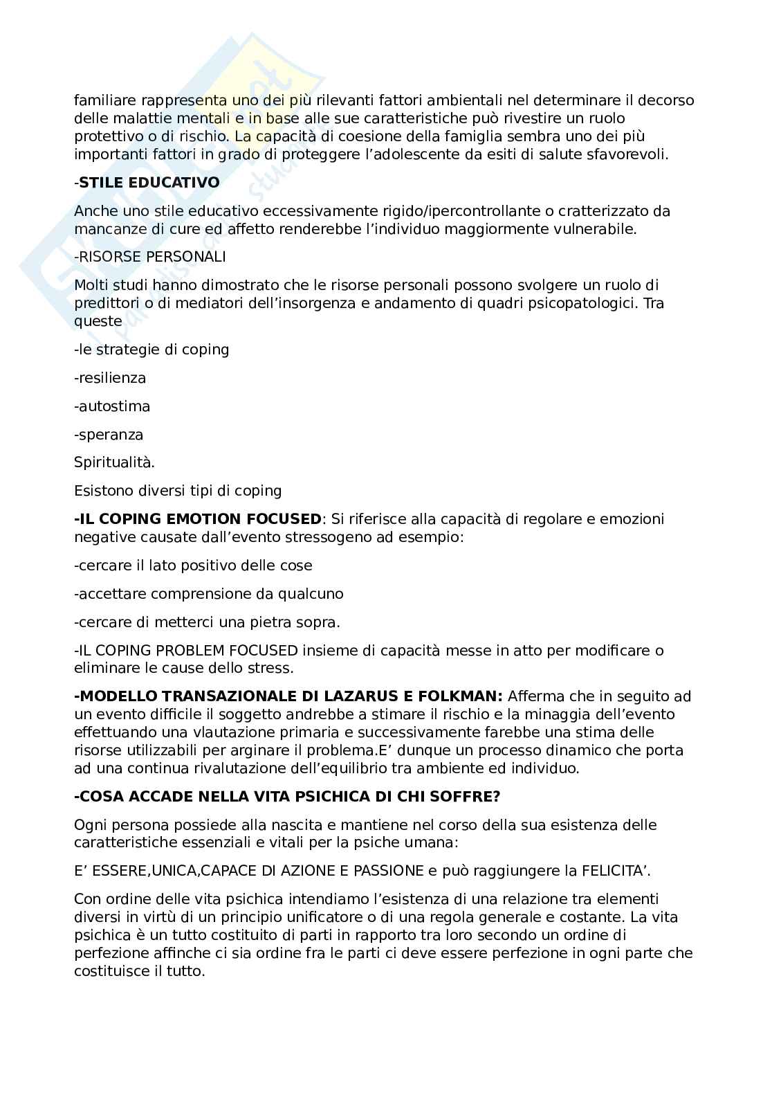 Appunti tecniche del colloquio psicologico Pag. 6