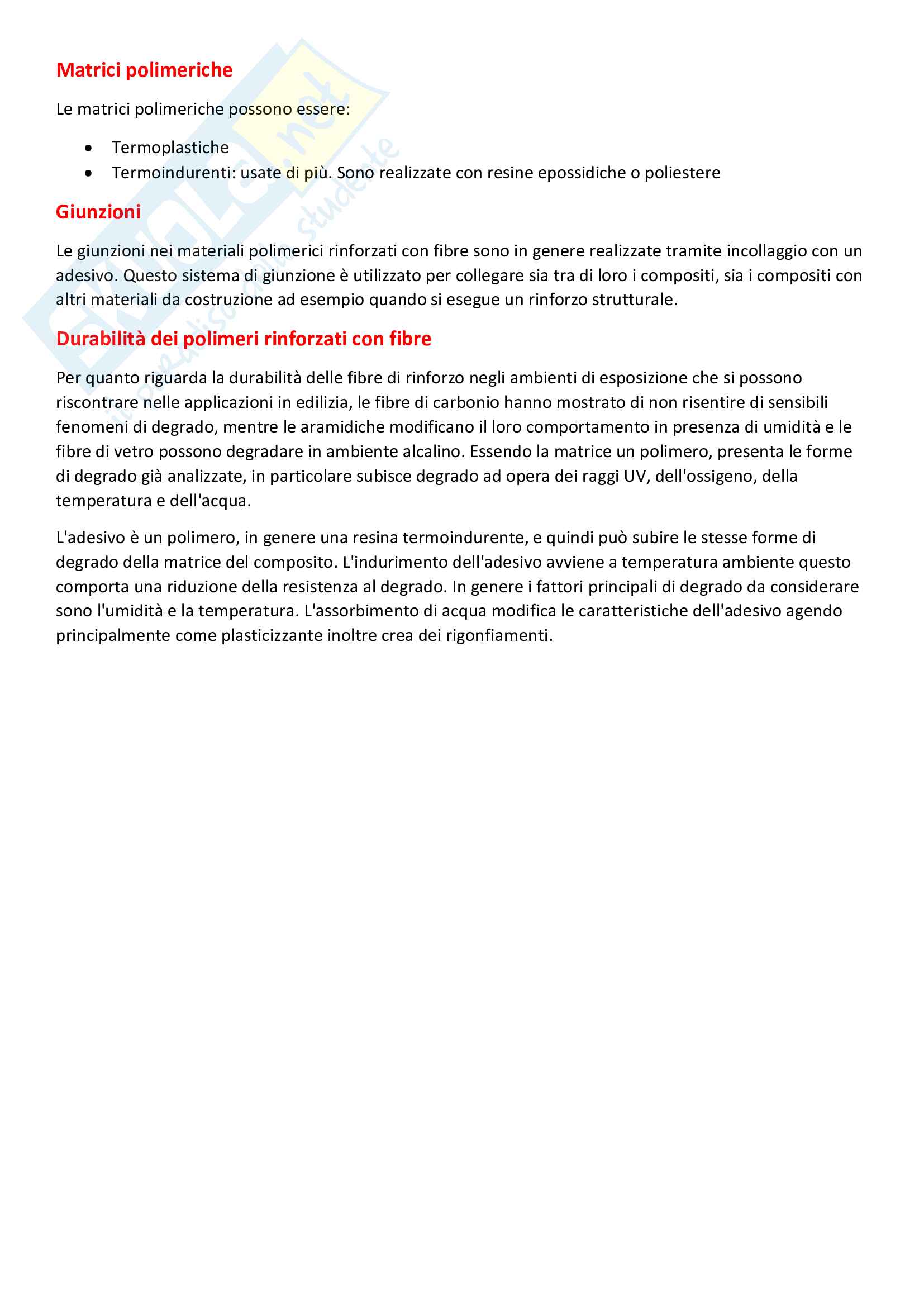 Riassunto esame di Scienza e tecnologia dei materiali, prof. Pagliolico, libro consigliato Introduzione ai materiali per l'architettura, Gastaldi e Bertolini Pag. 36