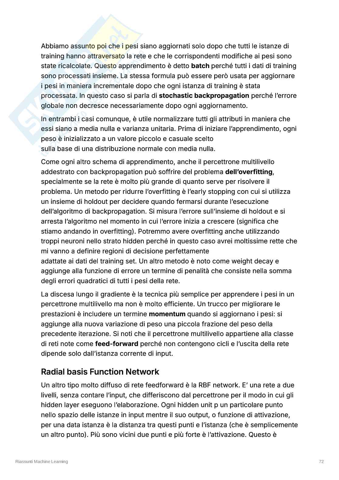 Appunti esame Machine Learning – Modelli Instance-Based, SVM e Kernel Pag. 16