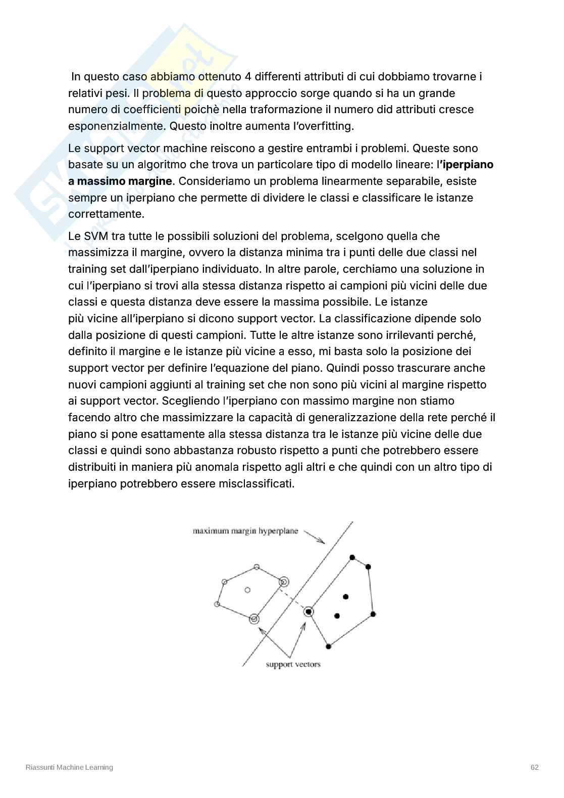 Appunti esame Machine Learning – Modelli Instance-Based, SVM e Kernel Pag. 6