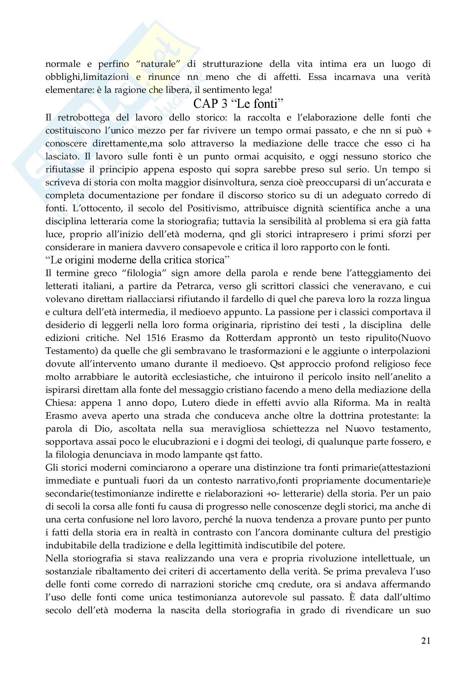 Storia moderna – Guida allo studio Pag. 21