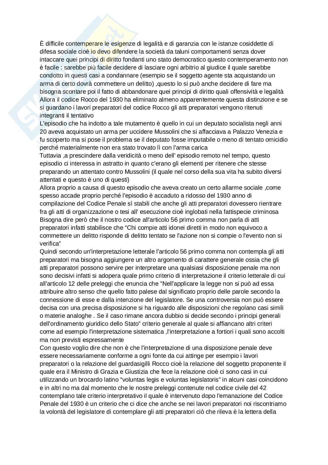Appunti di lezione sul tentativo Pag. 6