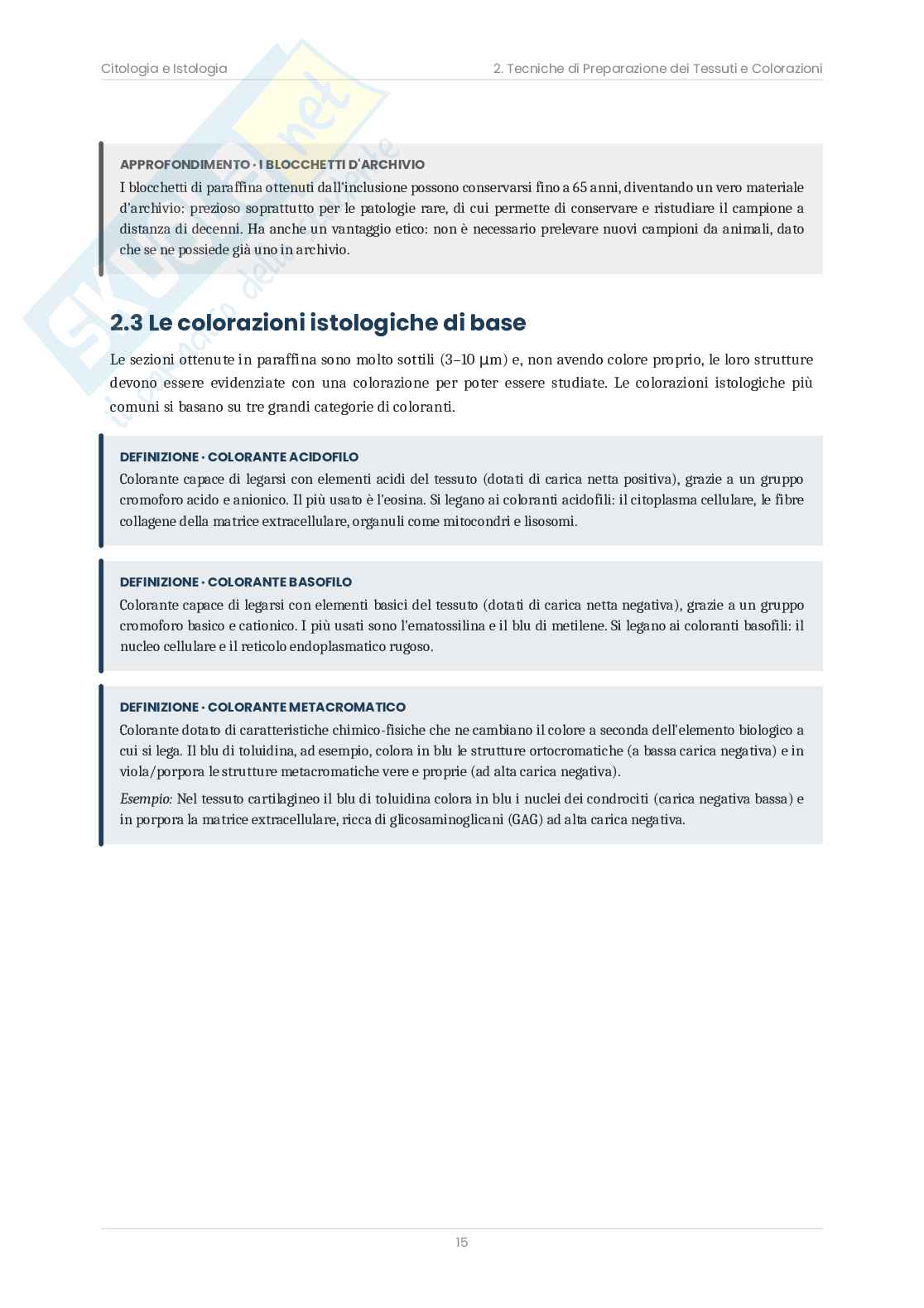 Riassunto esame Citologia e istologia, Prof. Bottone Maria Grazia, libro consigliato Citologia e Istologia, Bottone Pag. 16