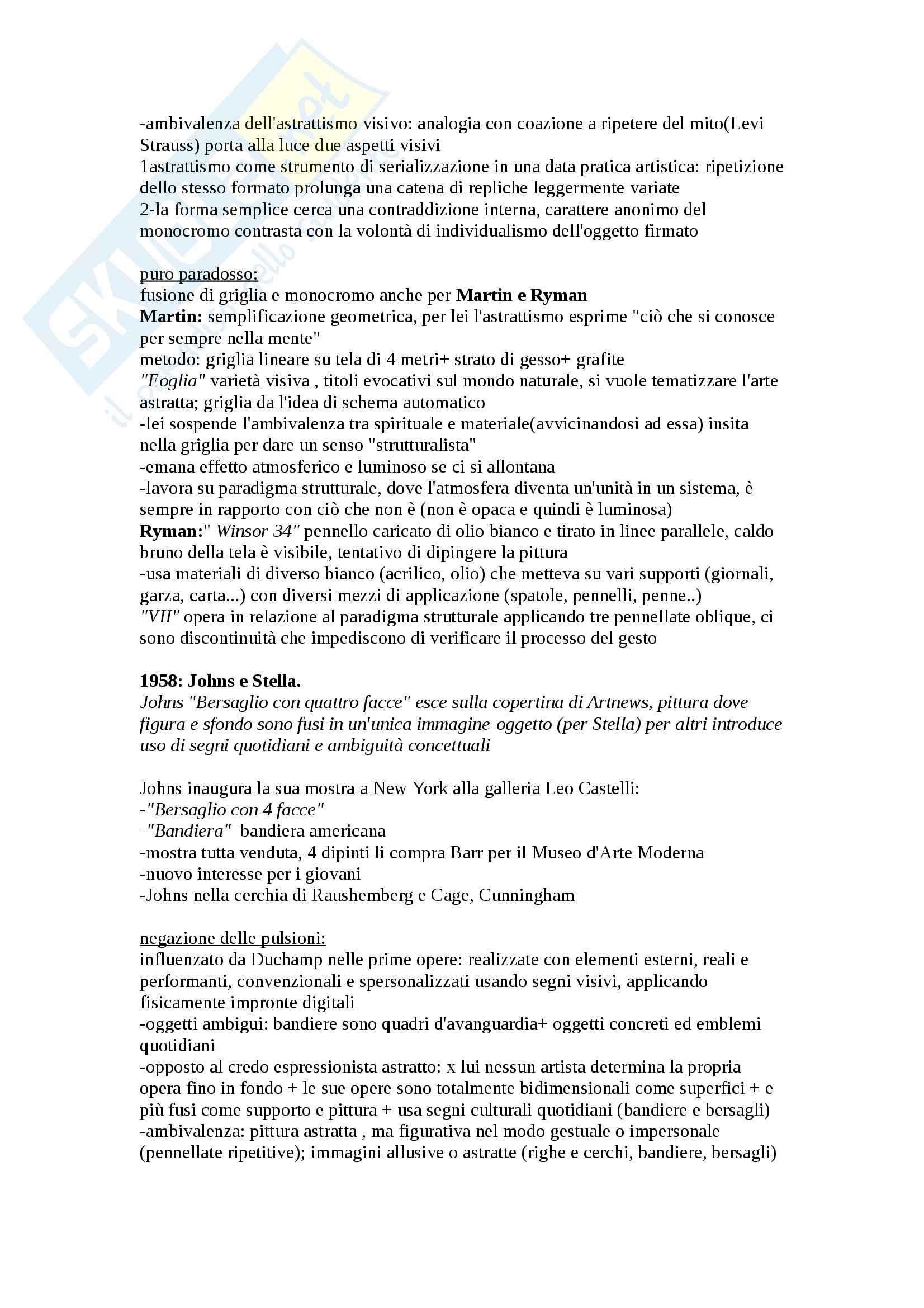 Lezioni parte 2, Storia dell'arte contemporanea Pag. 21