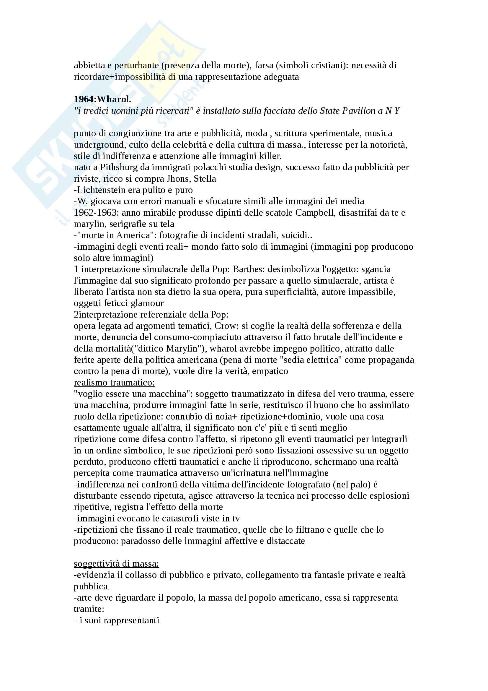 Lezioni parte 2, Storia dell'arte contemporanea Pag. 36