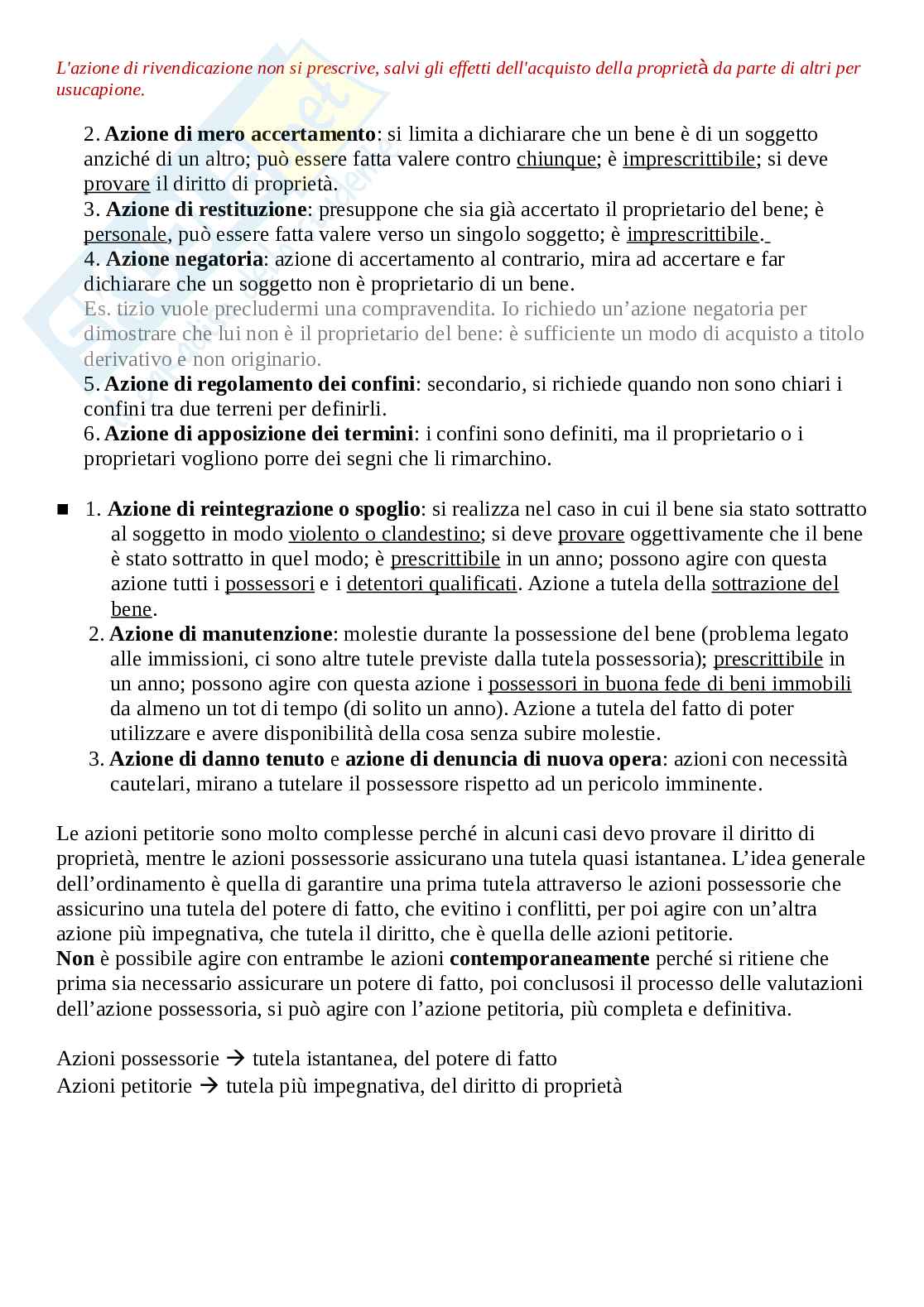 Appunti lezioni, Elementi fondamentali dei rapporti di diritto privato, prof. Tuccari Emanuele Pag. 21