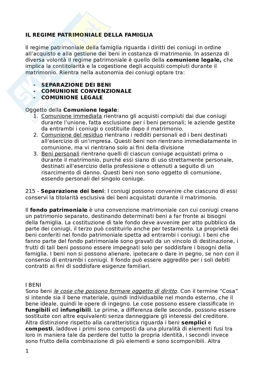 Appunti Diritto privato Pag. 1