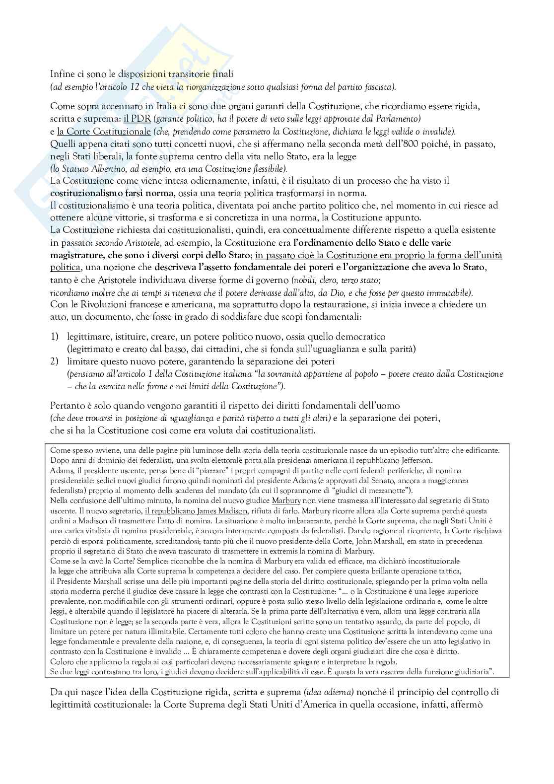 Appunti completi diritto costituzionale (Unipd, professor Rivosecchi) Pag. 11