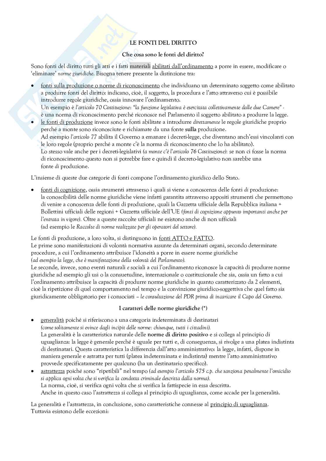 Appunti completi diritto costituzionale (Unipd, professor Rivosecchi) Pag. 2