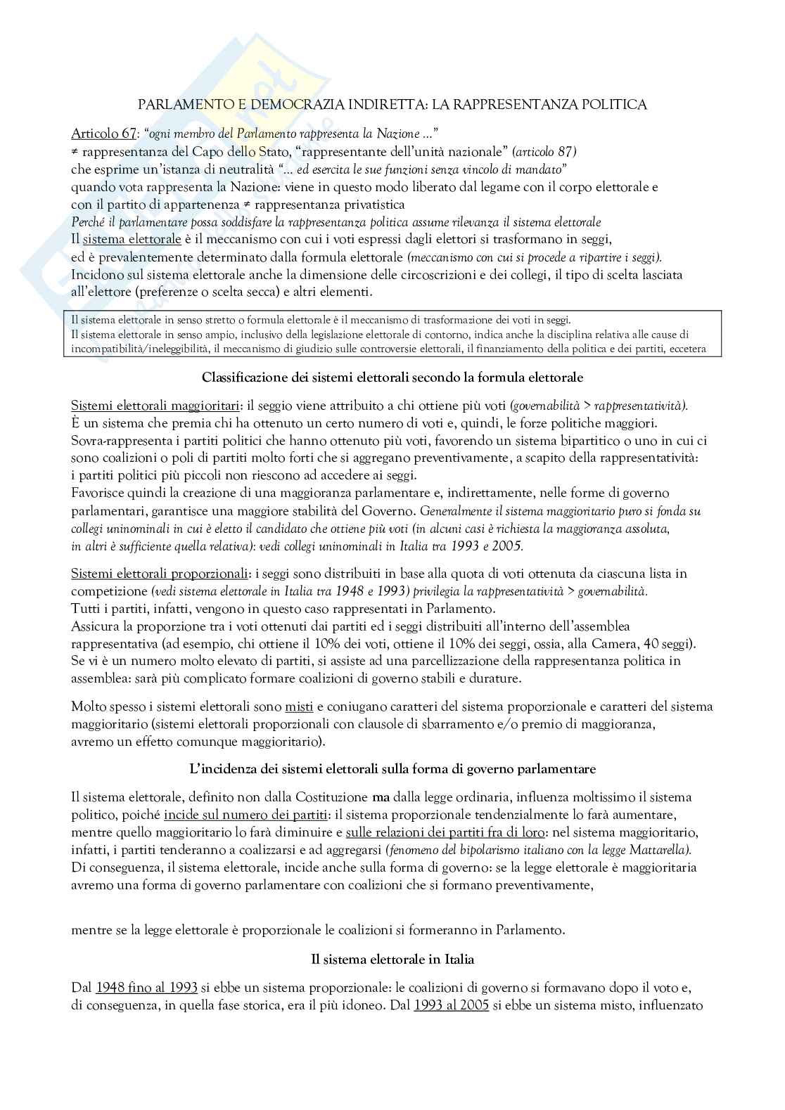Appunti completi diritto costituzionale (Unipd, professor Rivosecchi) Pag. 26