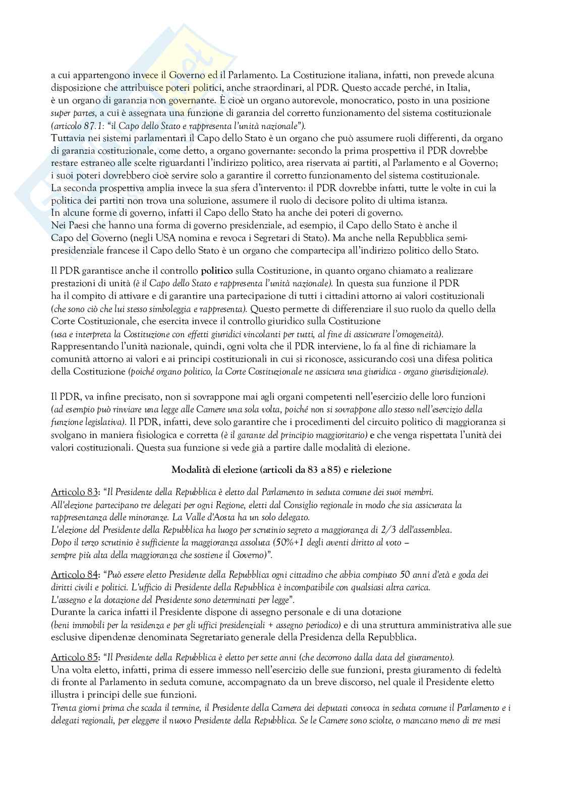 Appunti completi diritto costituzionale (Unipd, professor Rivosecchi) Pag. 41