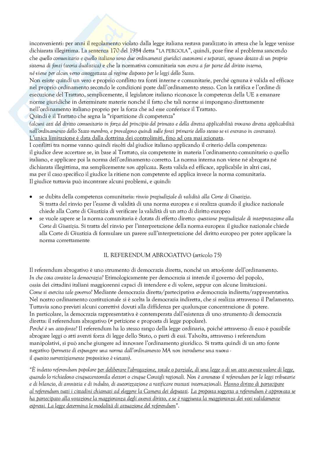 Appunti completi diritto costituzionale (Unipd, professor Rivosecchi) Pag. 46