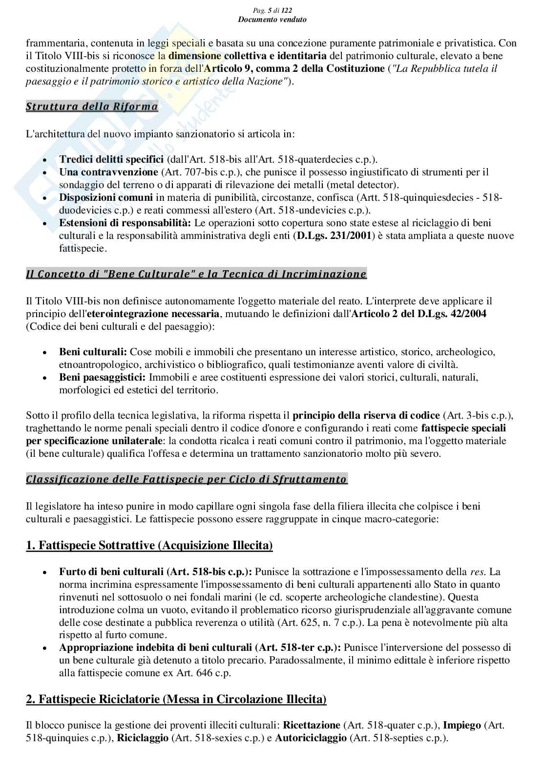 Riassunto esame Diritto Penale, Prof. Marra Gabriele, libro consigliato Lineamenti di diritto penale speciale (parte delitti contro il patrimonio), Seminara, Bartoli, Pellissaro Pag. 6
