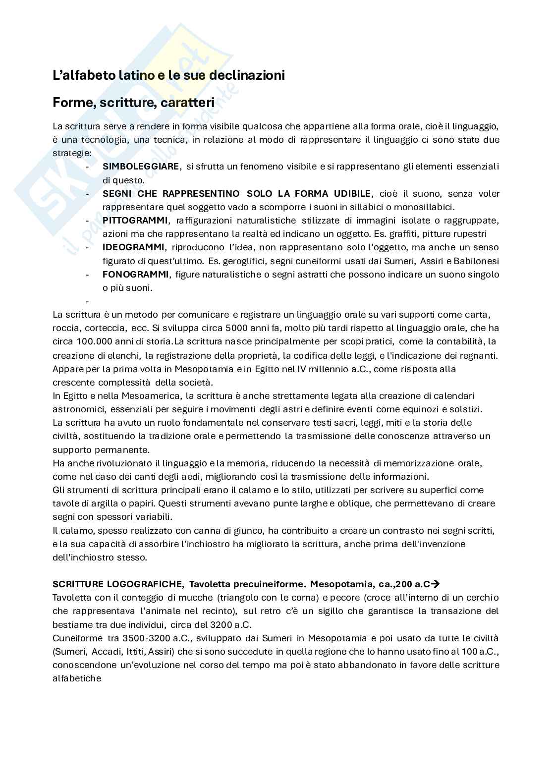 Appunti di Storia dell'arte, del design e dell'architettura  Pag. 1