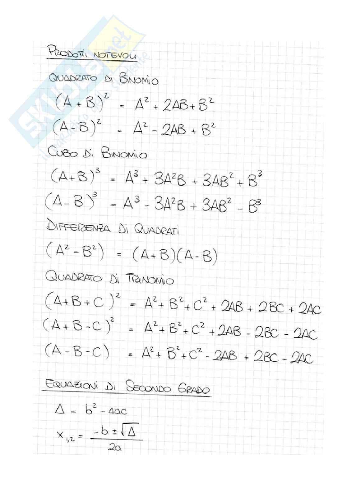 Schemi di Analisi 1 Pag. 1
