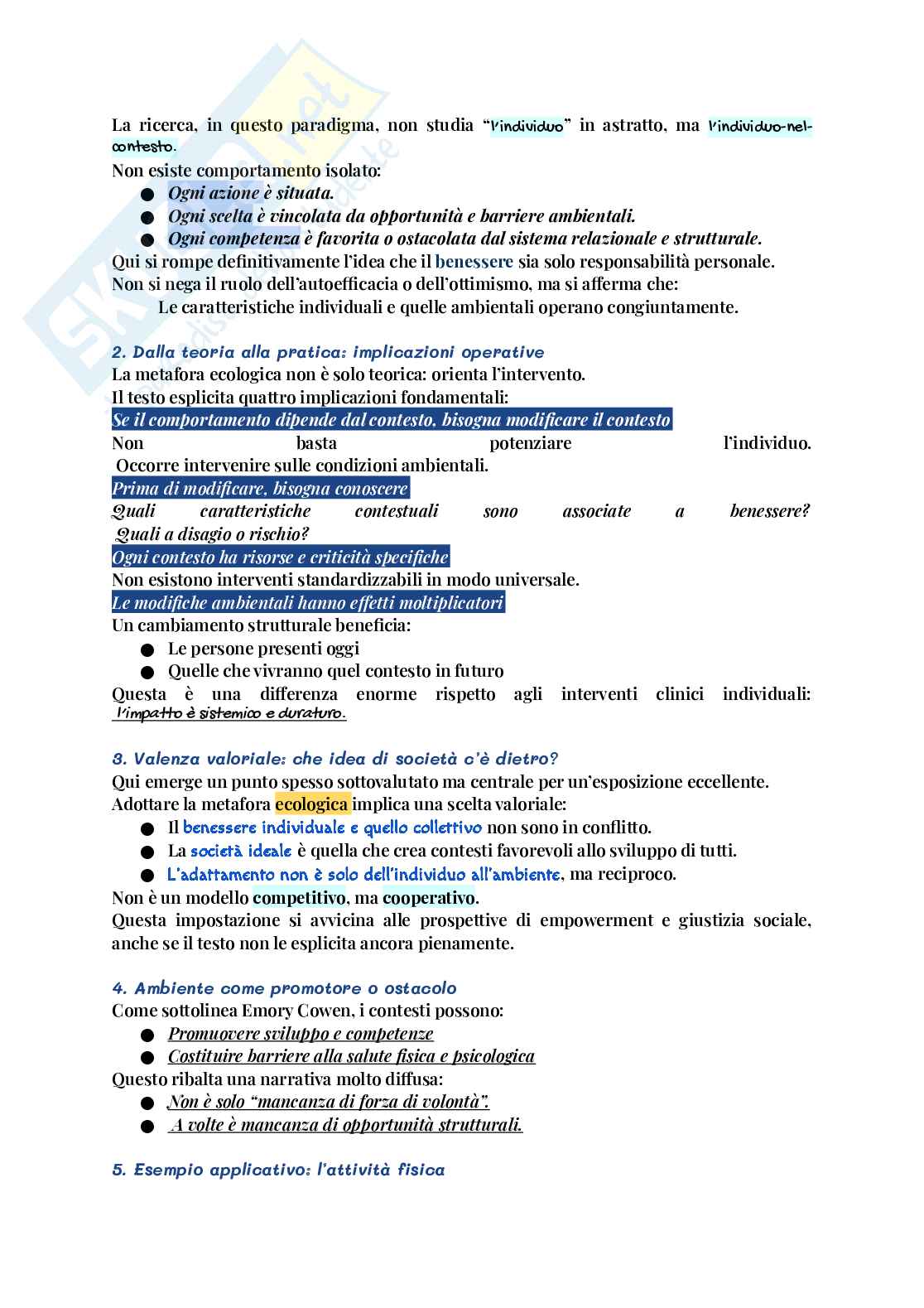 Fondamenti psicologia di comunità Pag. 26