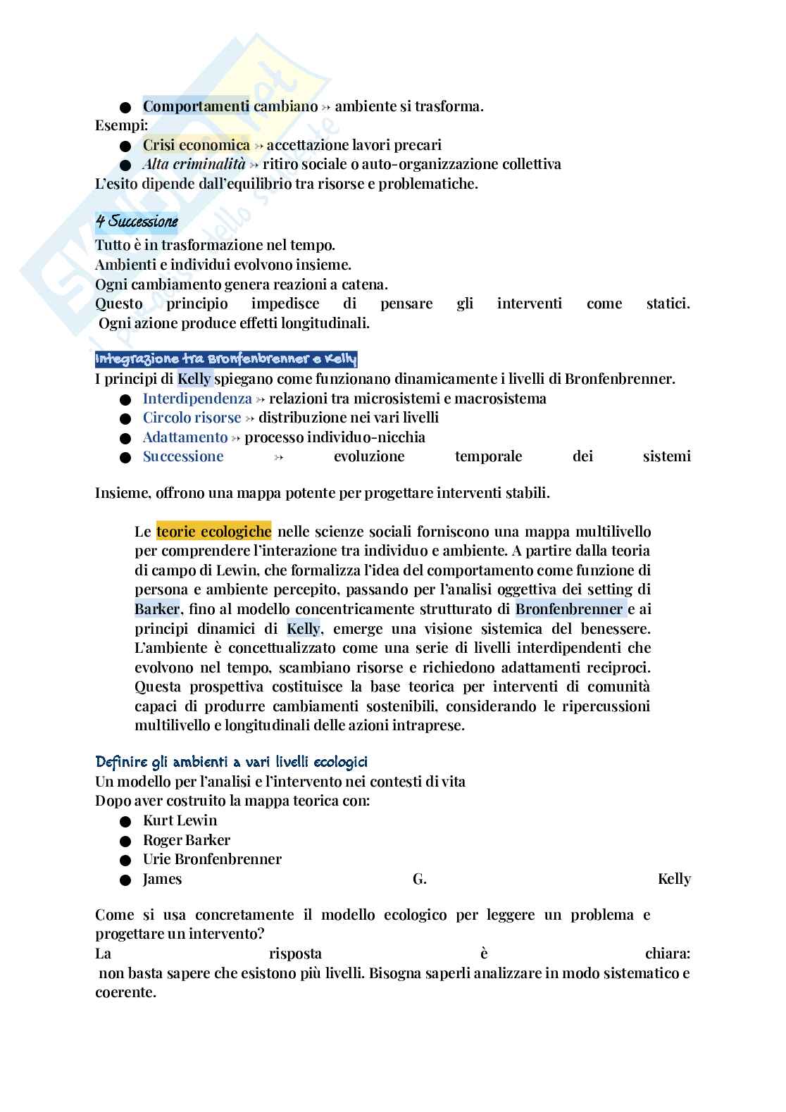 Fondamenti psicologia di comunità Pag. 31
