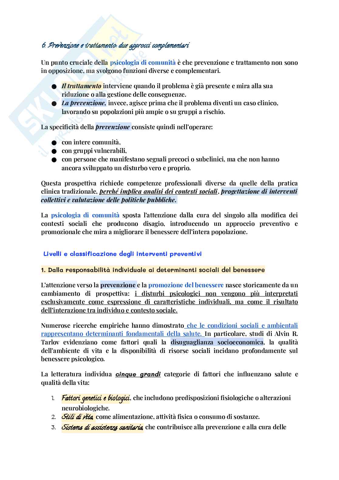 Fondamenti psicologia di comunità Pag. 46