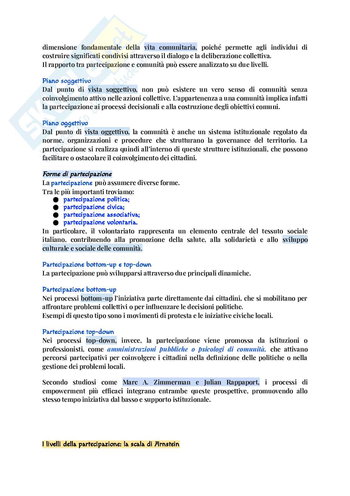 Fondamenti psicologia di comunità Pag. 66