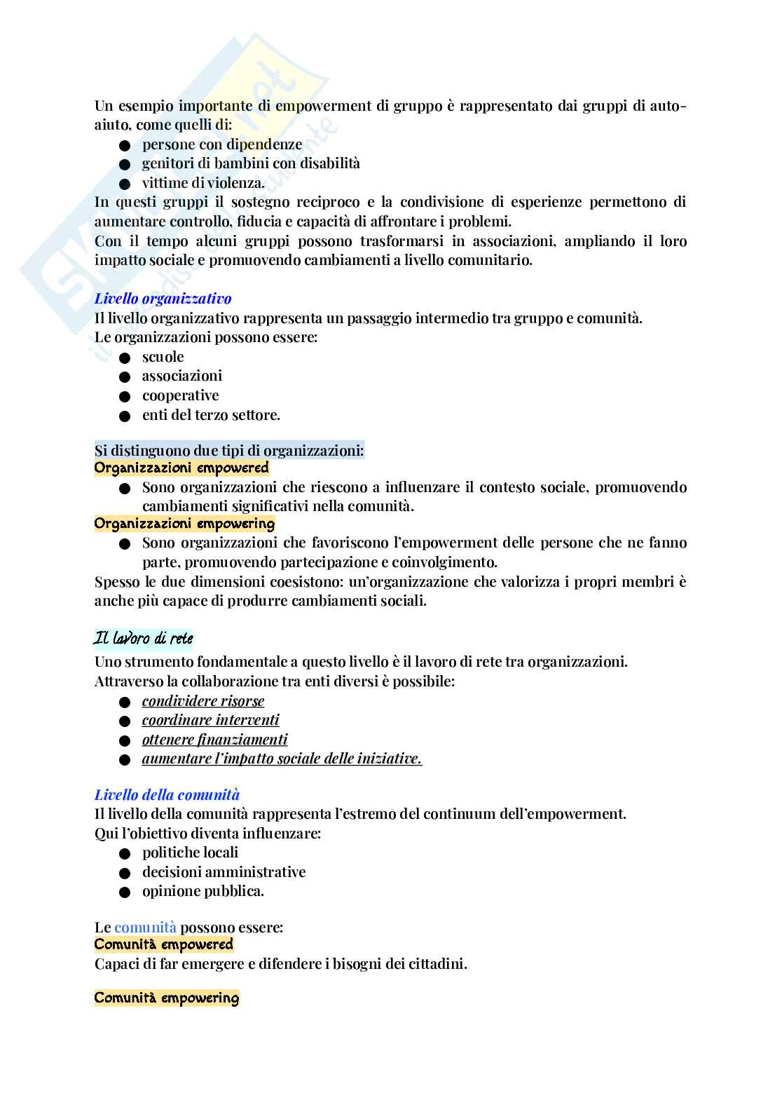 Fondamenti psicologia di comunità Pag. 71