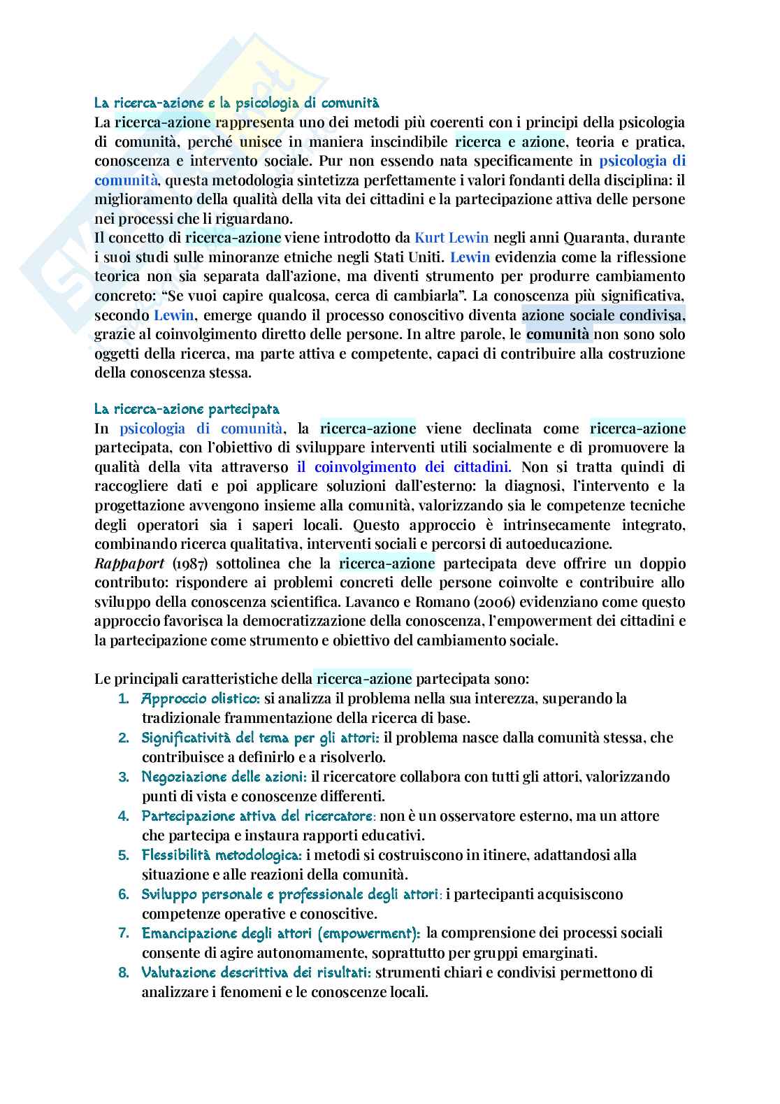 Fondamenti psicologia di comunità Pag. 76