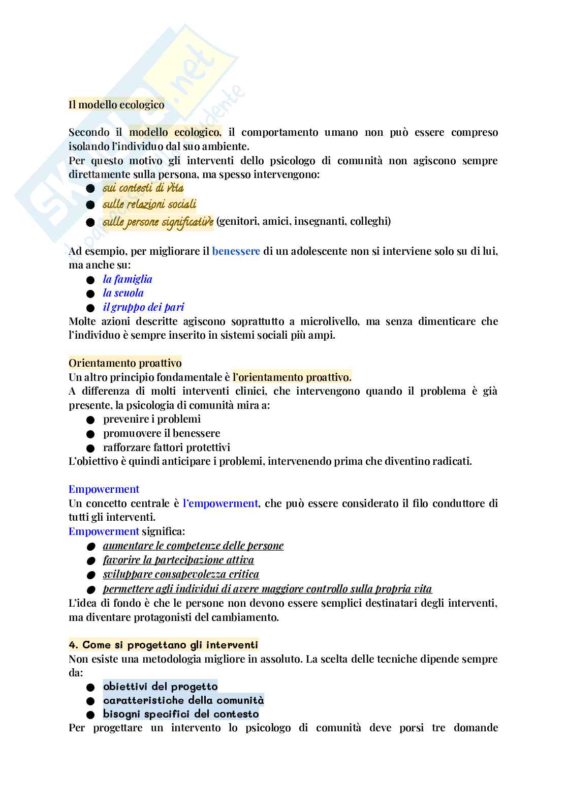 Fondamenti psicologia di comunità Pag. 81