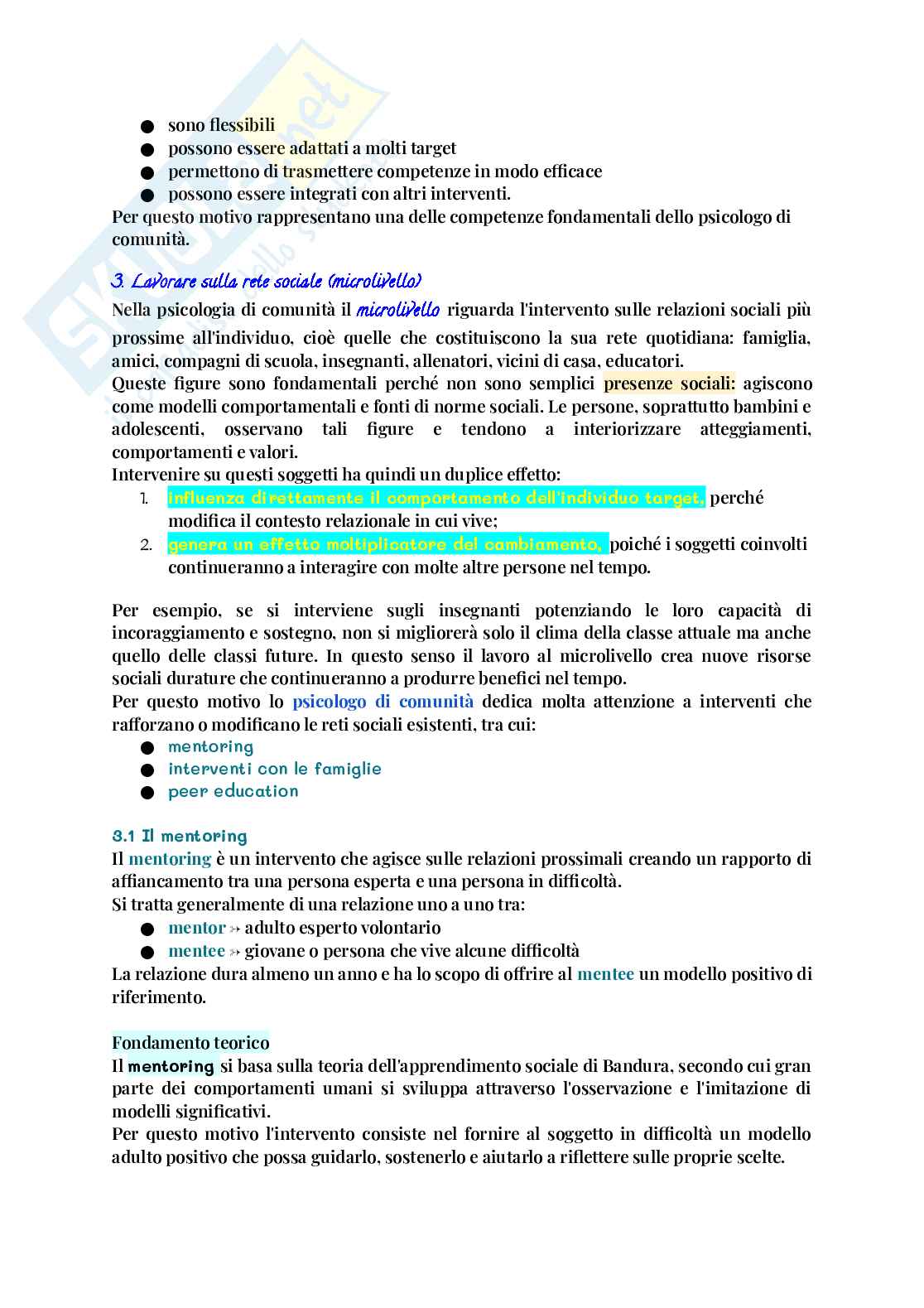 Fondamenti psicologia di comunità Pag. 86