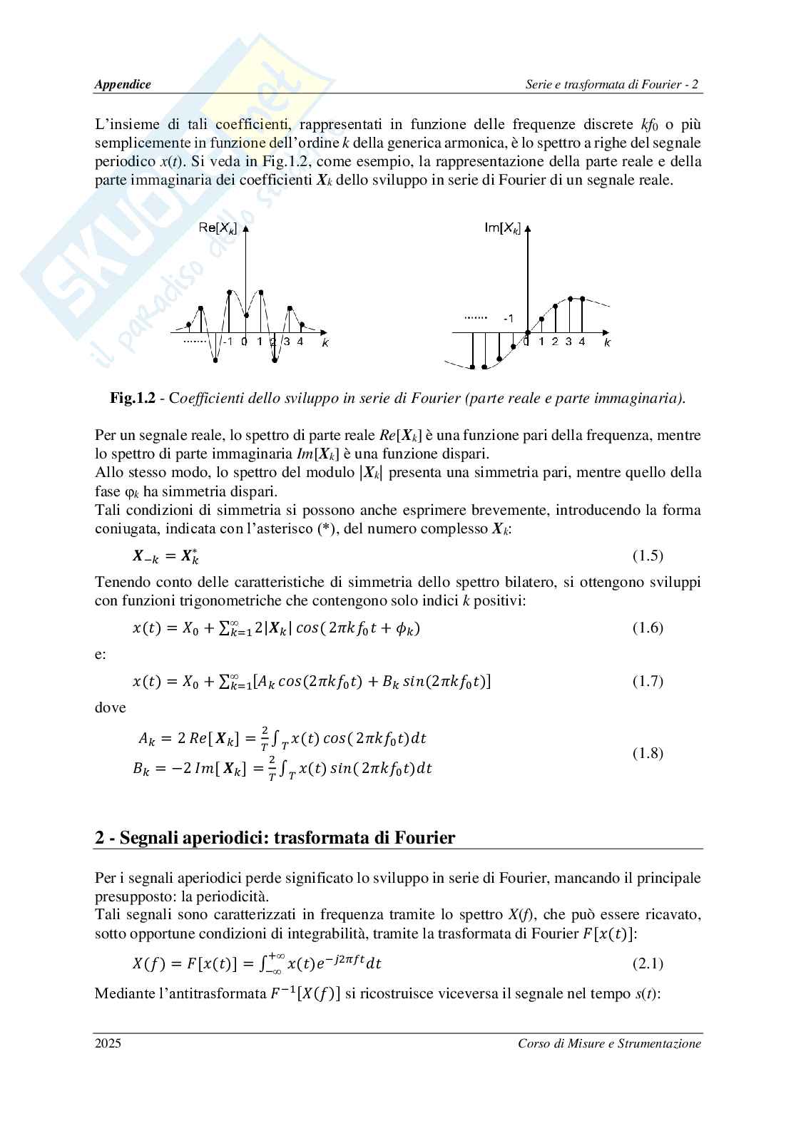 Serie di Fourier Pag. 2