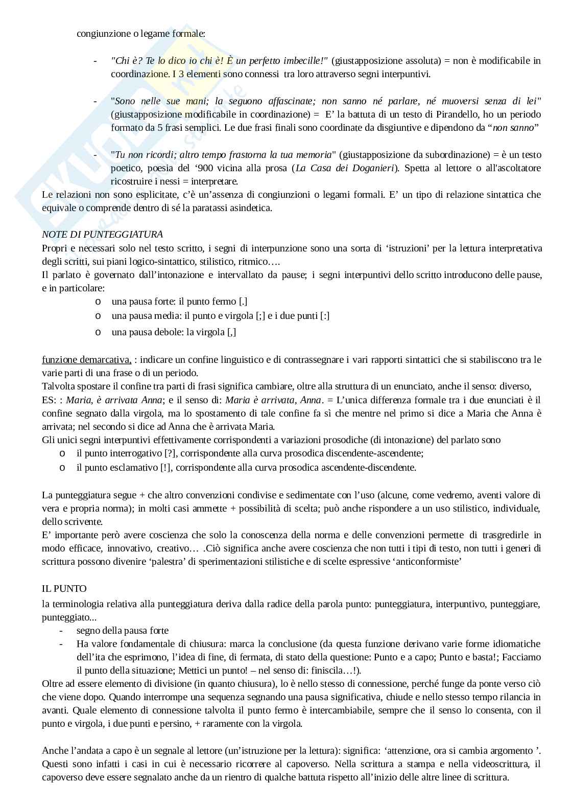 Tecniche espressive dell’italiano - Primo parziale Pag. 11