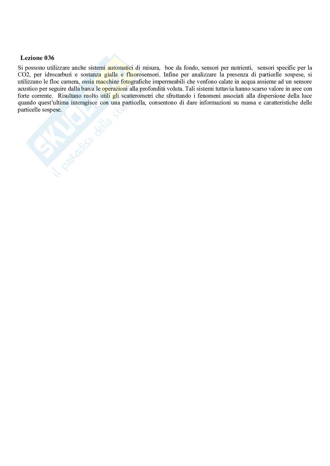 Paniere di Analisi di controllo ambientale - Risposte multiple e aperte Pag. 46
