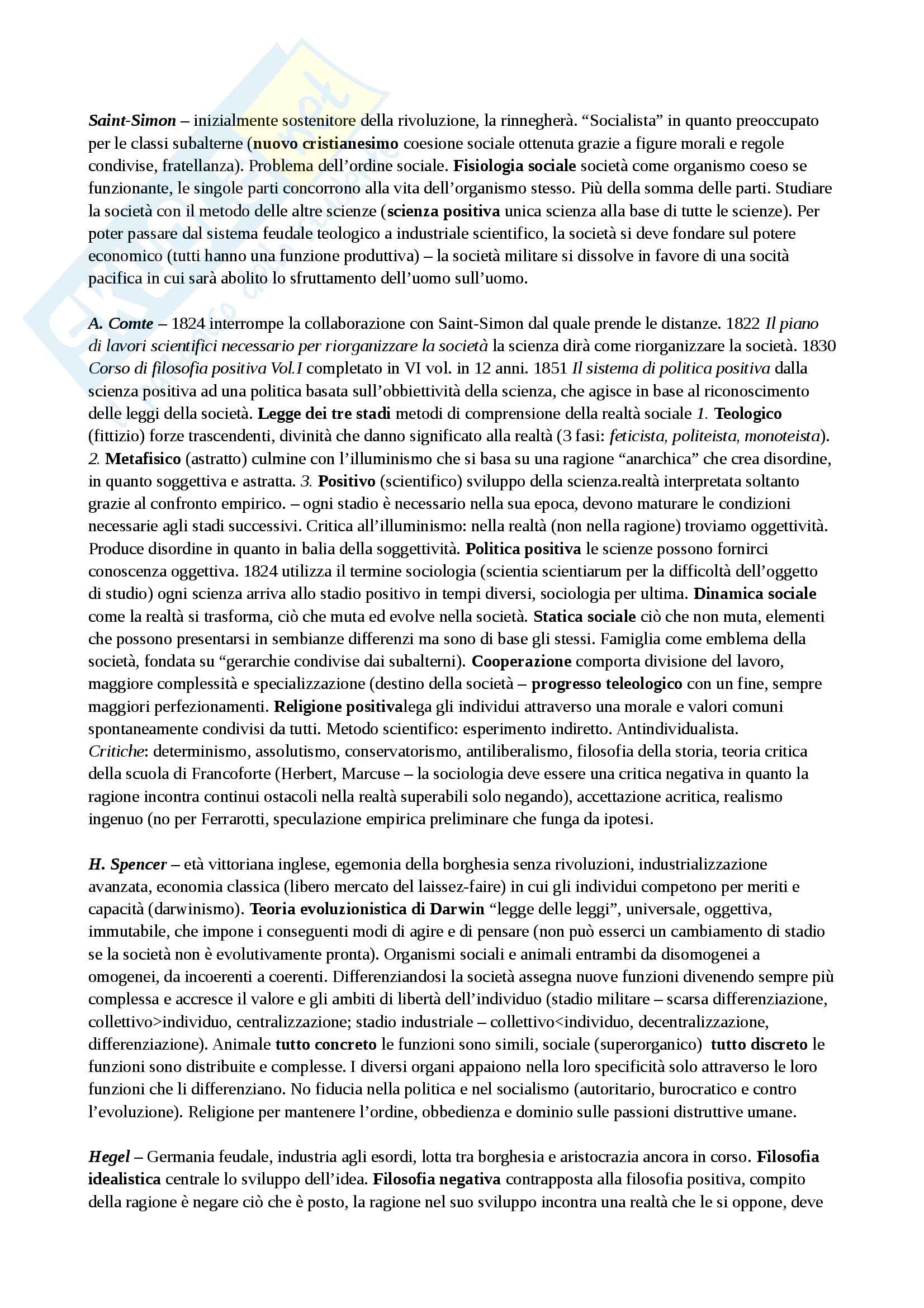 Sociologia generale - schemi Pag. 2