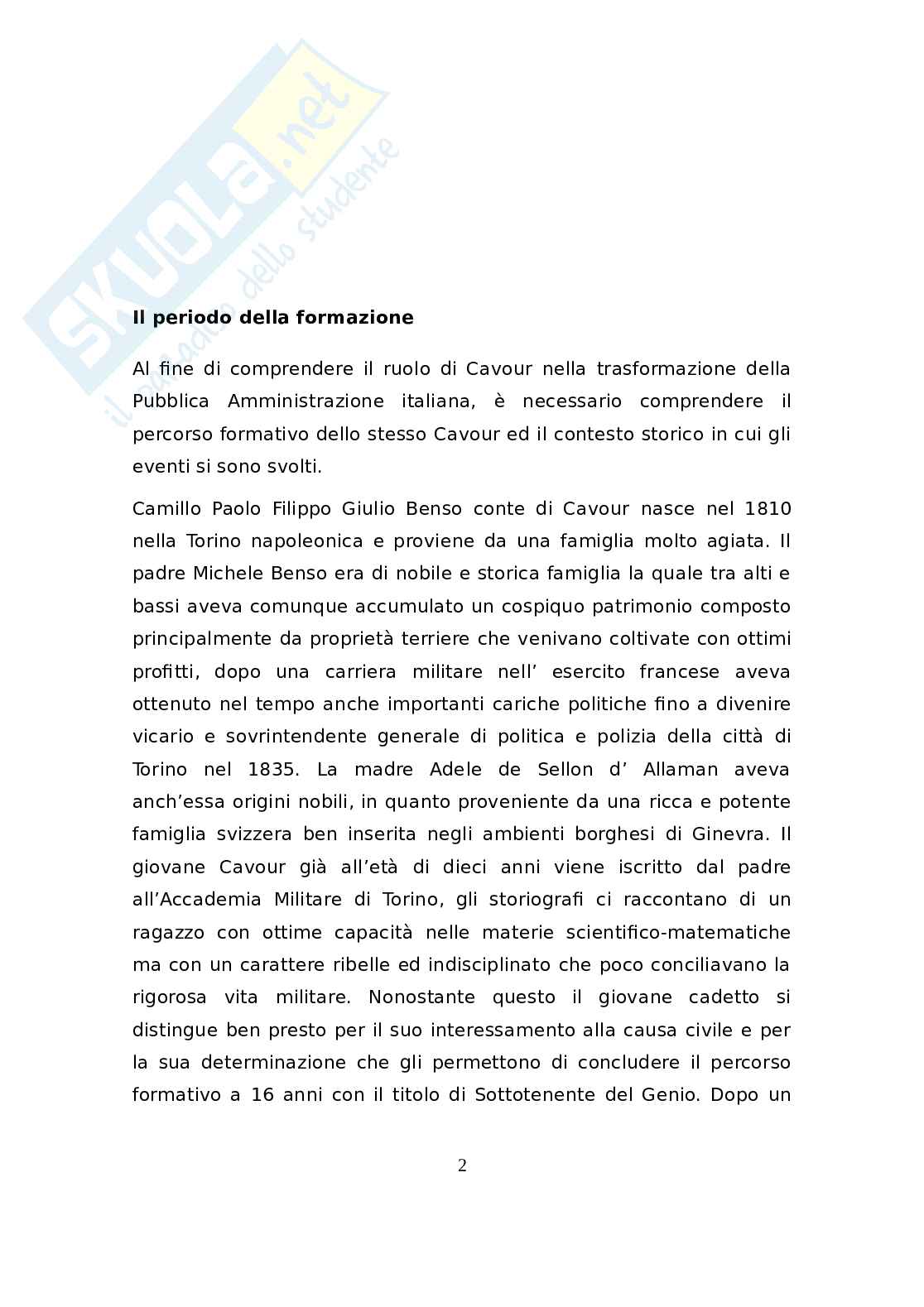 Riforma della pubblica amministrazione con Cavour Pag. 2