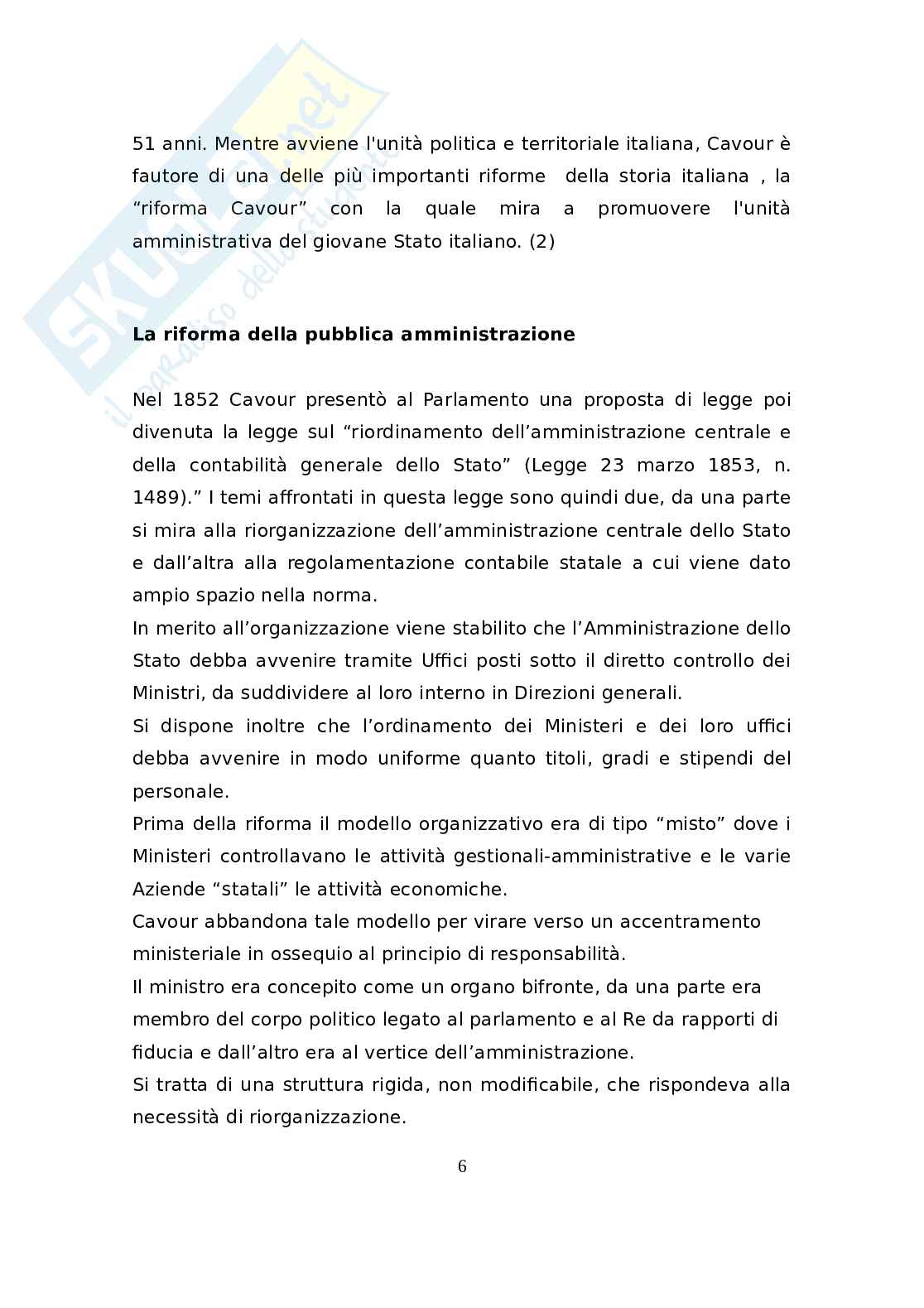 Riforma della pubblica amministrazione con Cavour Pag. 6