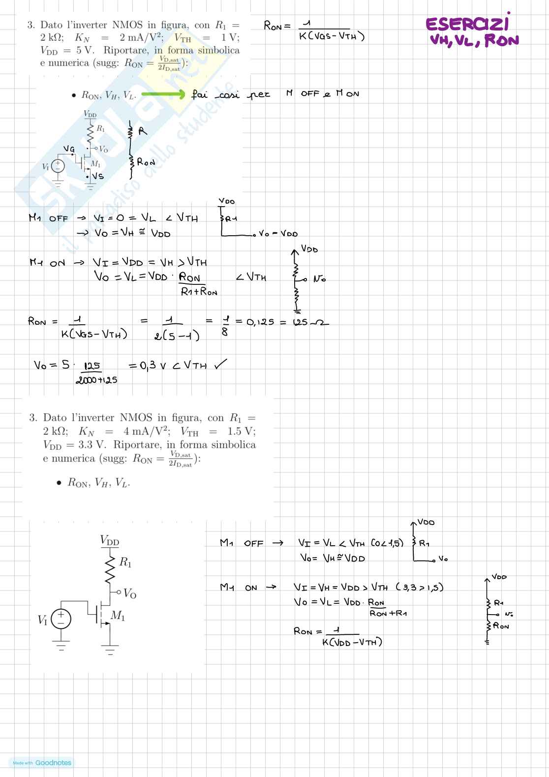 Prove svolte Elettronica Pag. 31