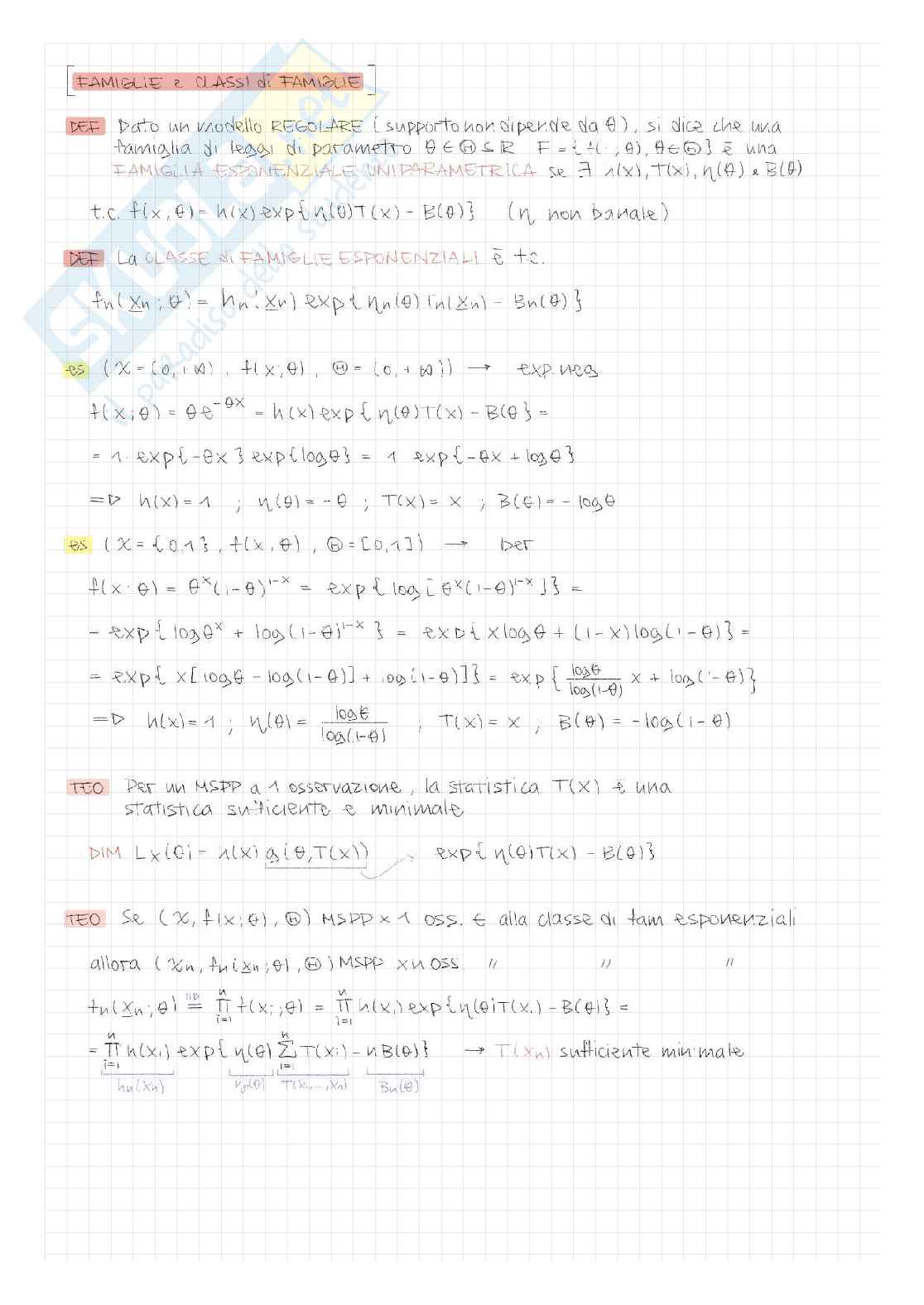 Appunti di Inferenza statistica Pag. 11