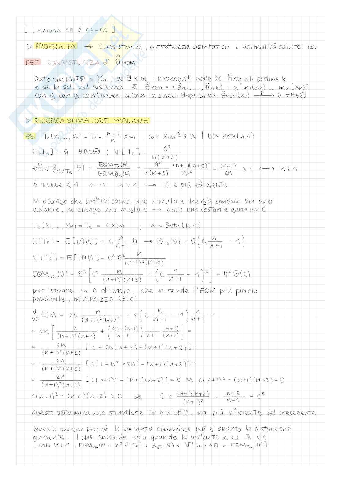 Appunti di Inferenza statistica Pag. 21