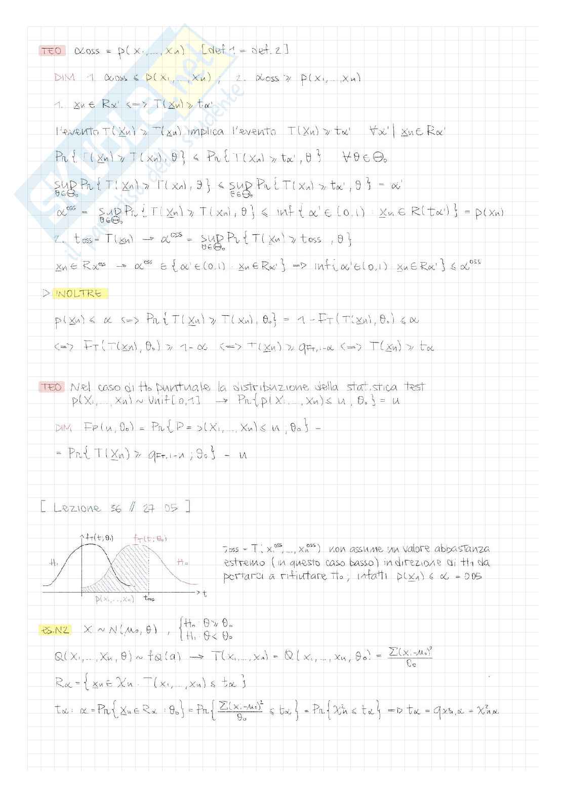 Appunti di Inferenza statistica Pag. 41