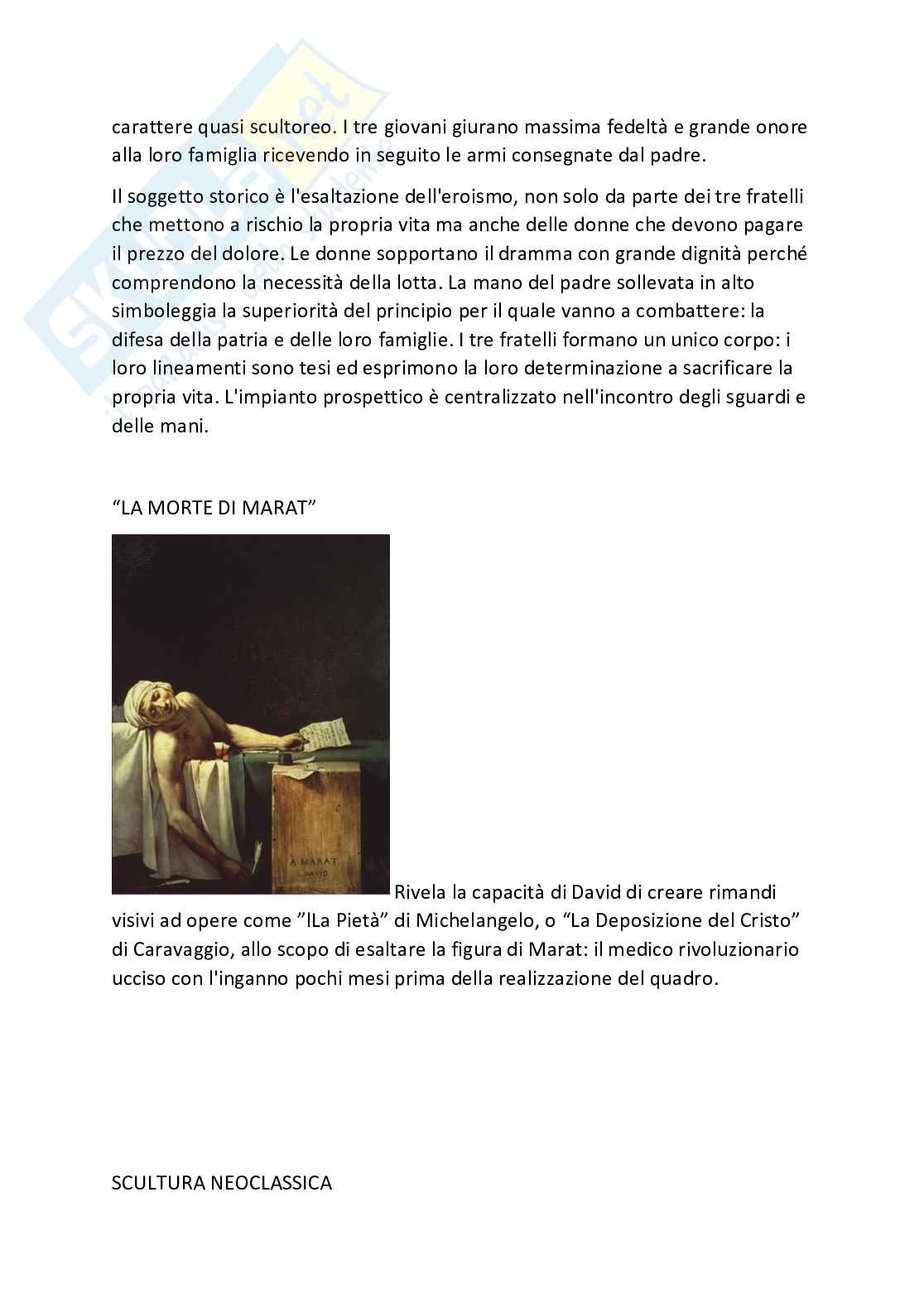Neoclassicismo - Pittura, architettura e scultura Pag. 6