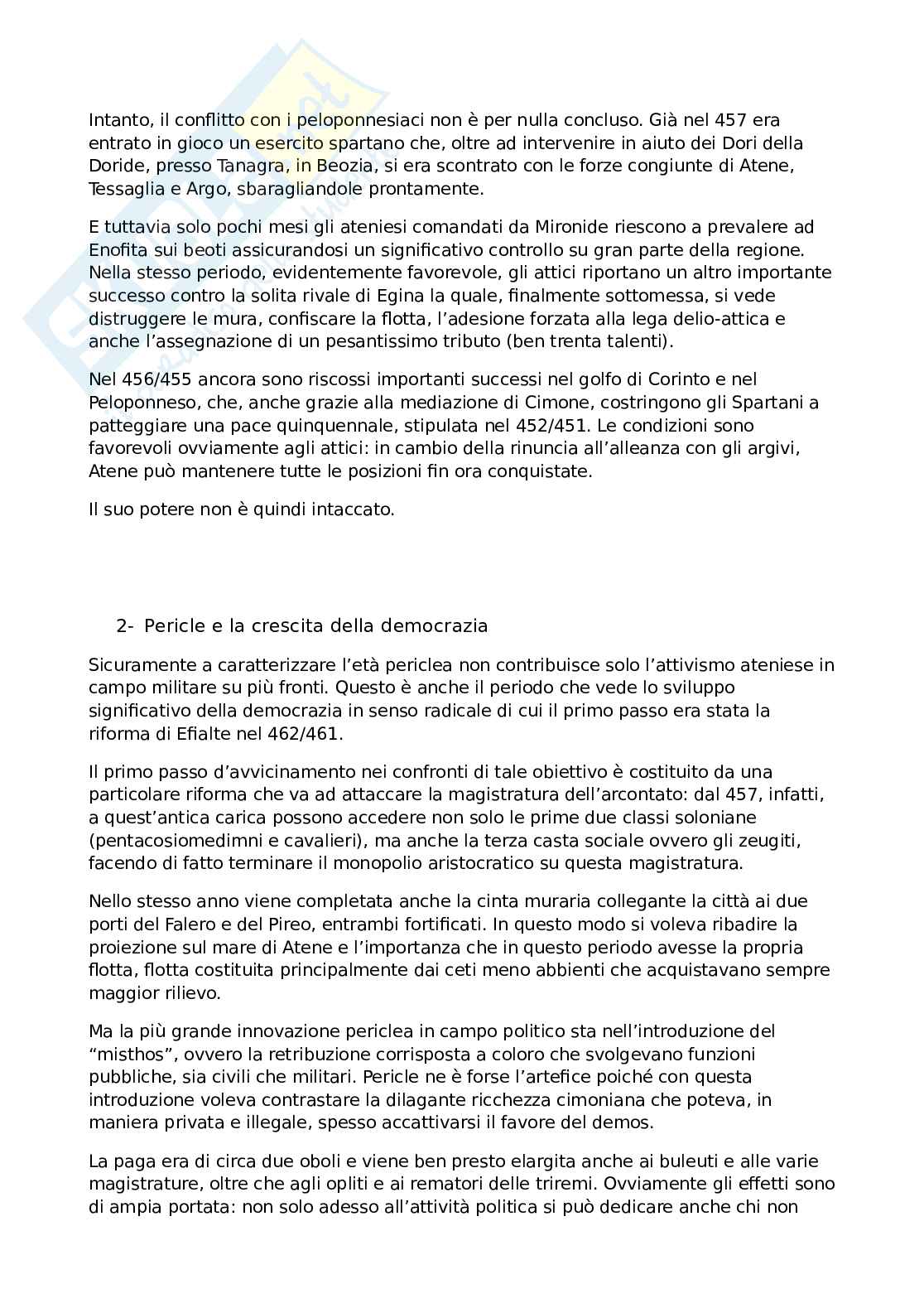 Riassunto esame Storia greca, Prof. Gallo Luigi, libro consigliato Storia greca, Gallo Pag. 2