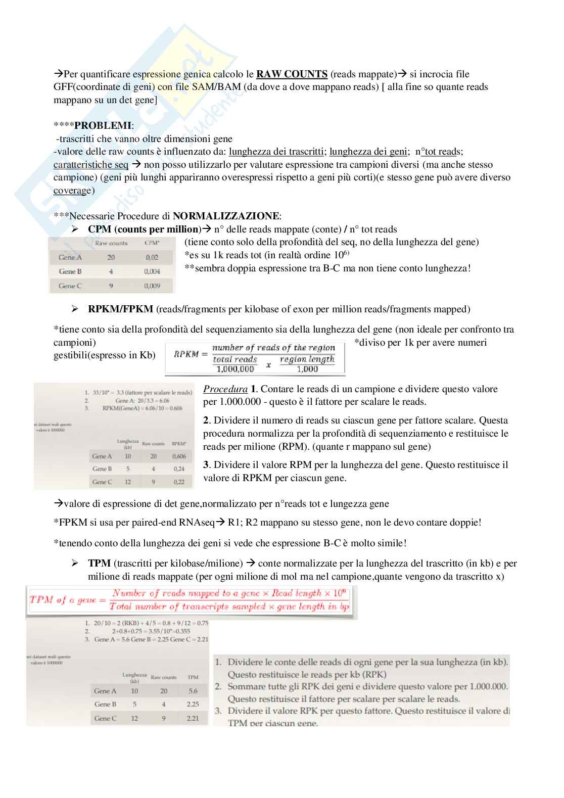 Bioinformatica con laboratorio, parte 2 Pag. 16