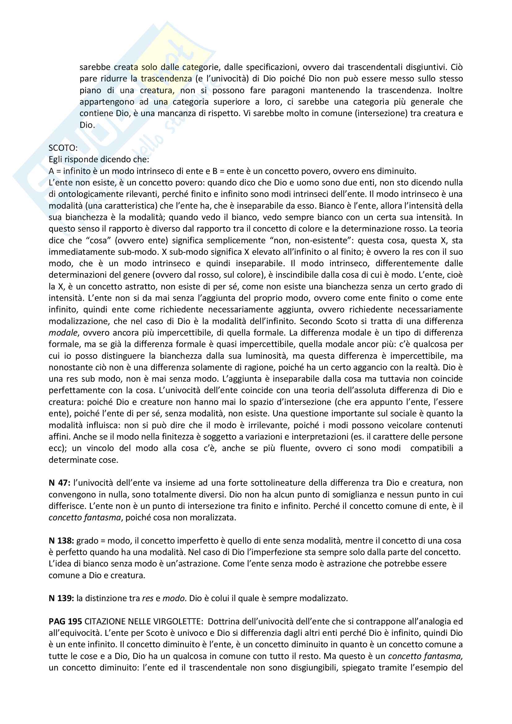 Riassunto esame filosofia teoretica, prof Enrico Guglielminetti, libro consigliato Troppo, saggio filosofico, politico, teologico di Guglielminetti Pag. 21