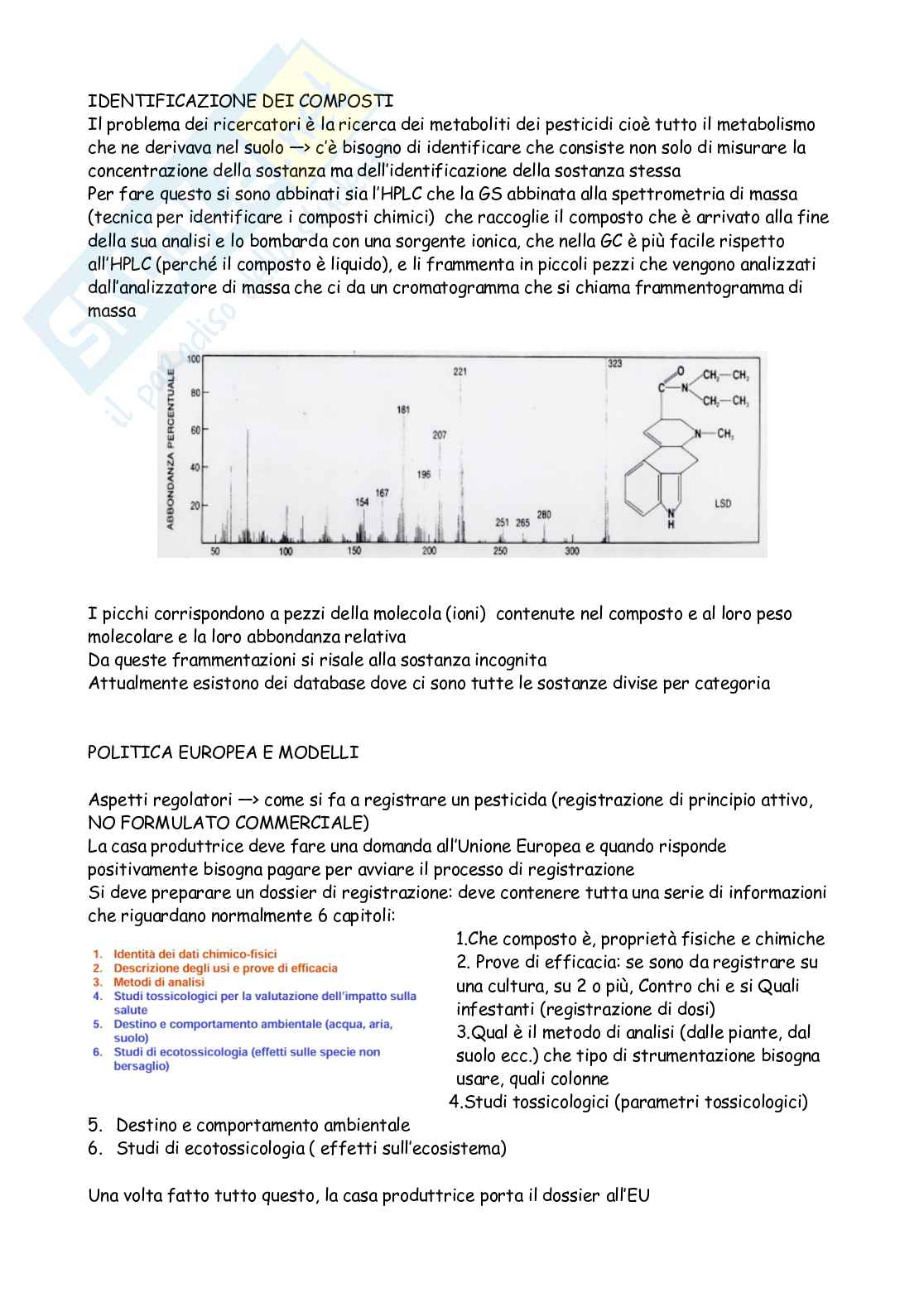 Lezione su una prova in laboratorio e parte legislativa  Pag. 6