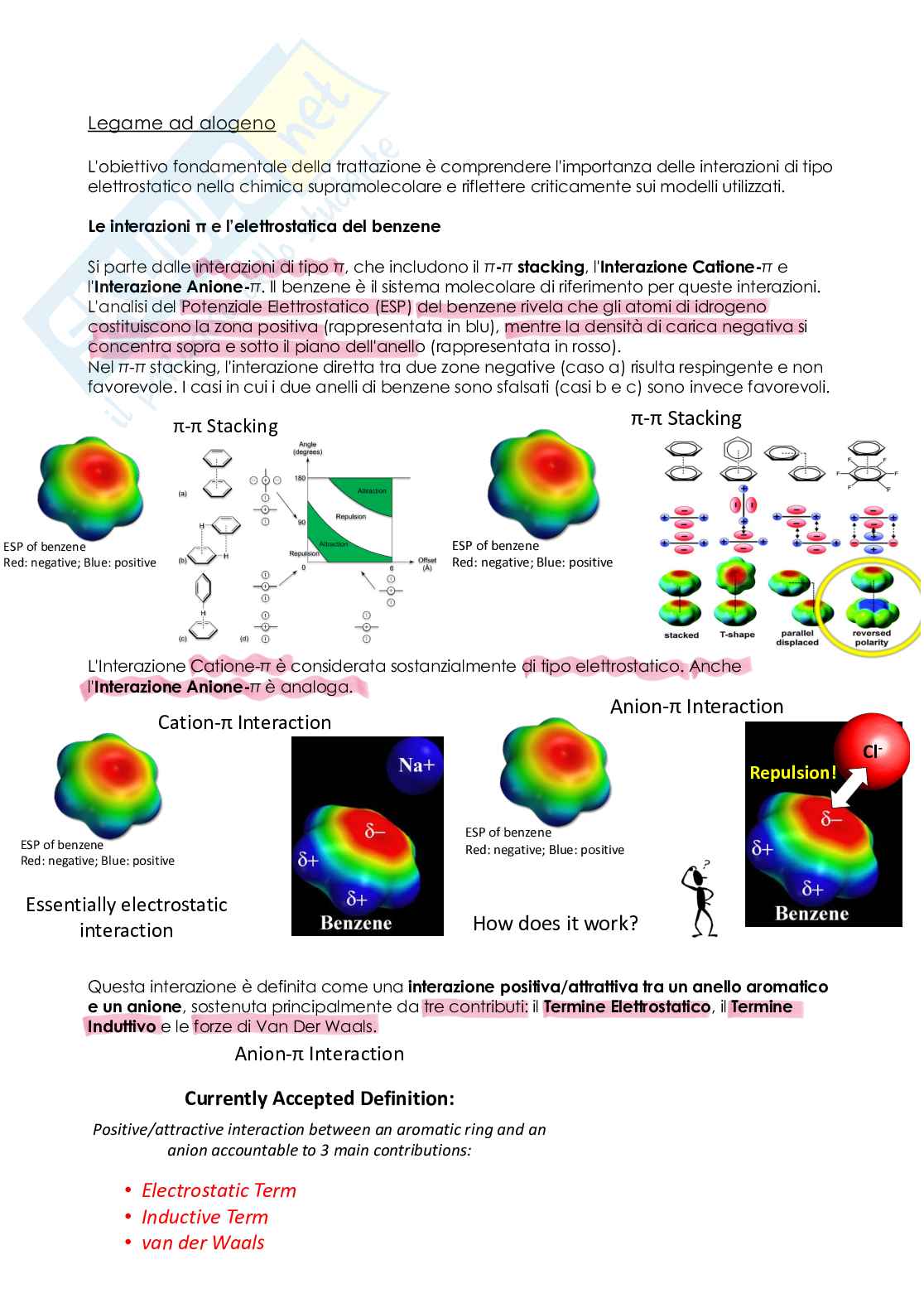 Appunti di Chimica inorganica superiore su legami ad alogeno Pag. 1