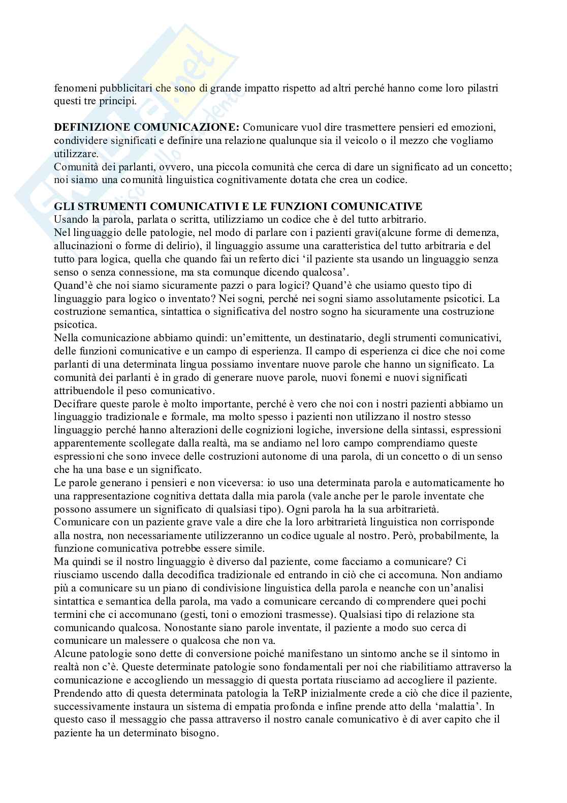 Psicologia della comunicazione  Pag. 2